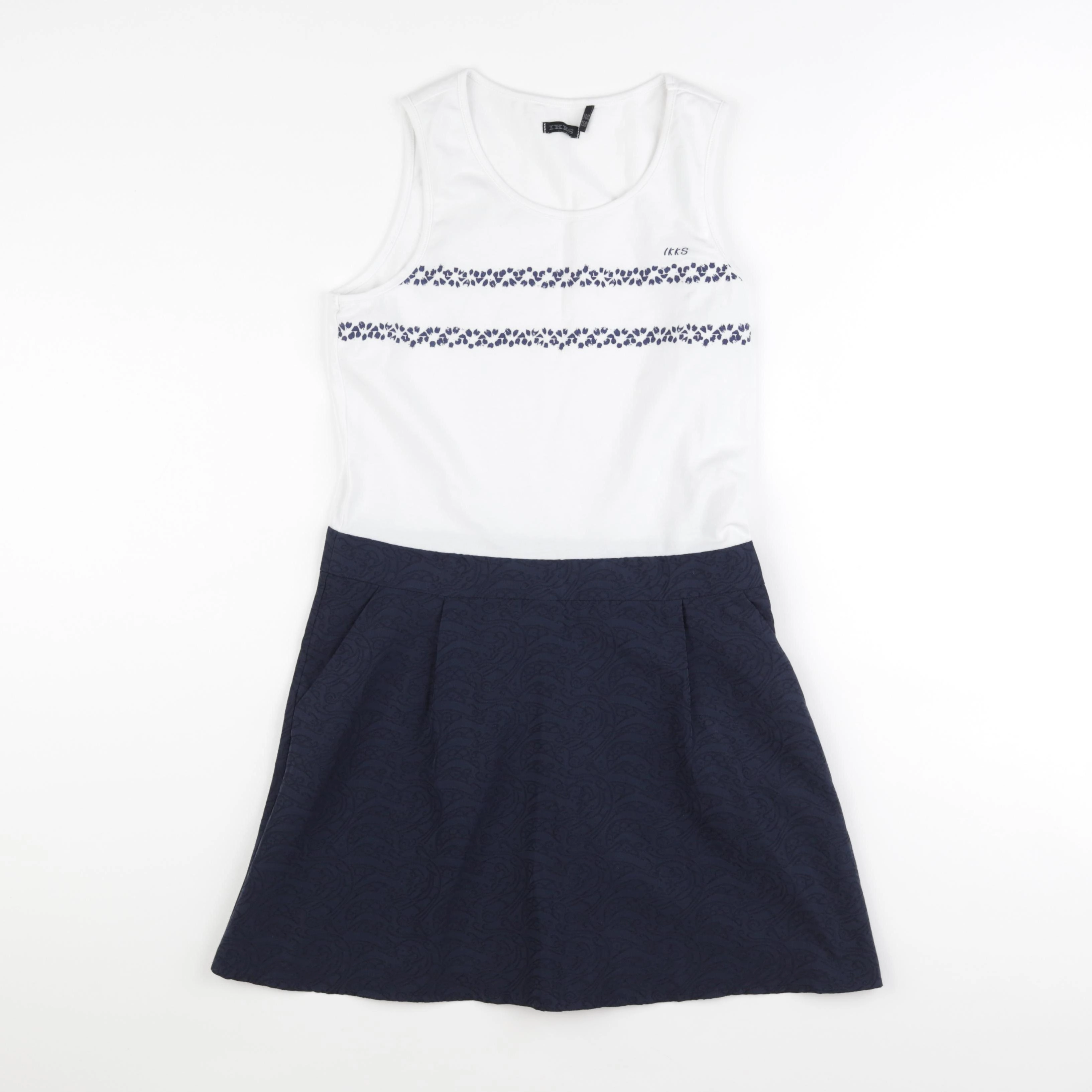 IKKS - robe blanc - 14 ans