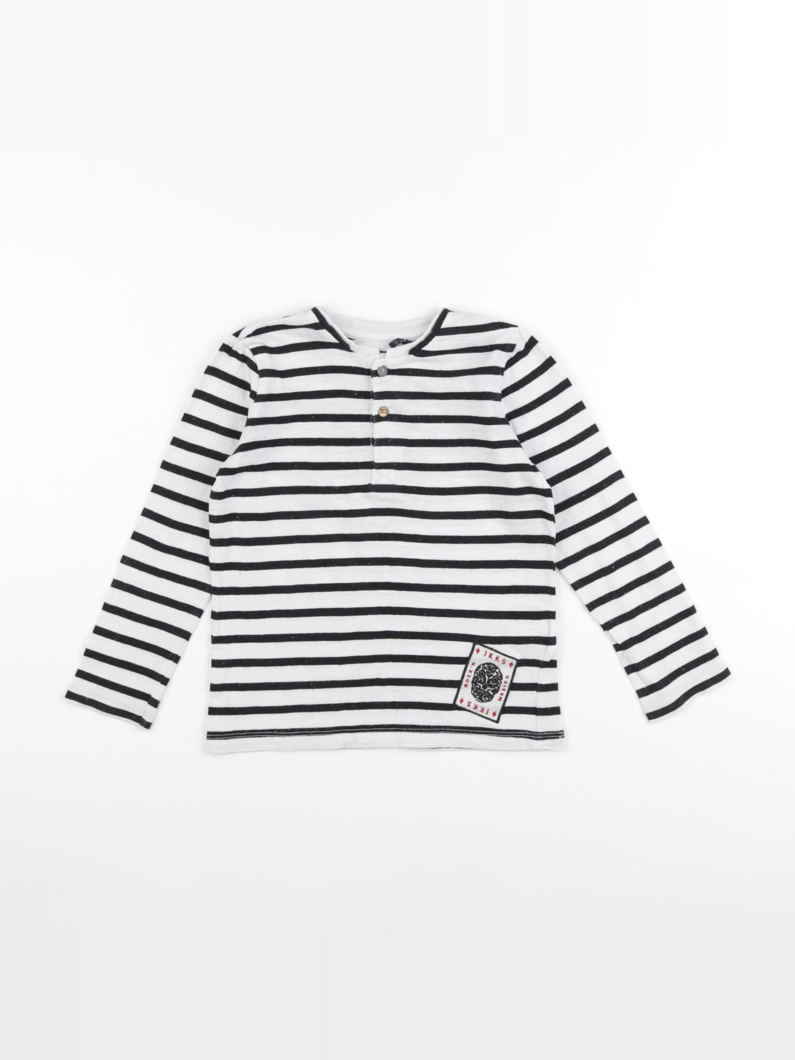 IKKS - tee-shirt noir - 4 ans