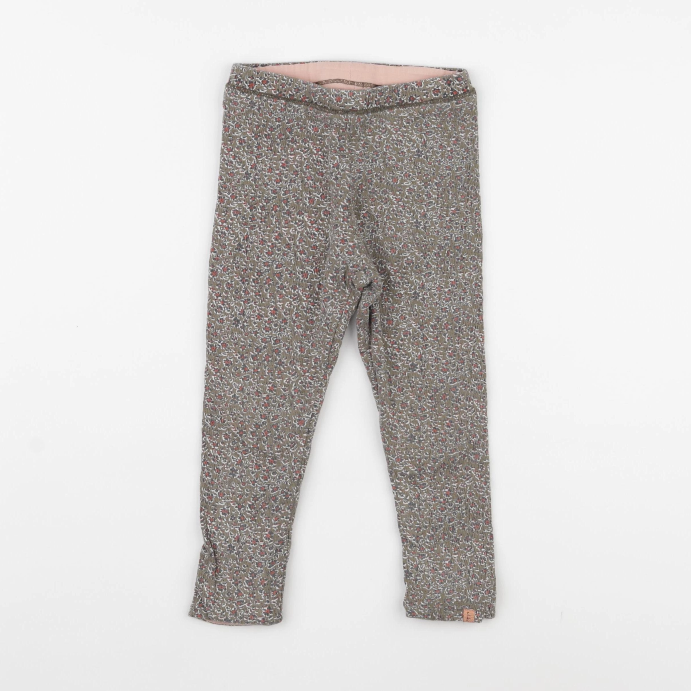 IKKS - legging réversible rose, vert - 18 mois
