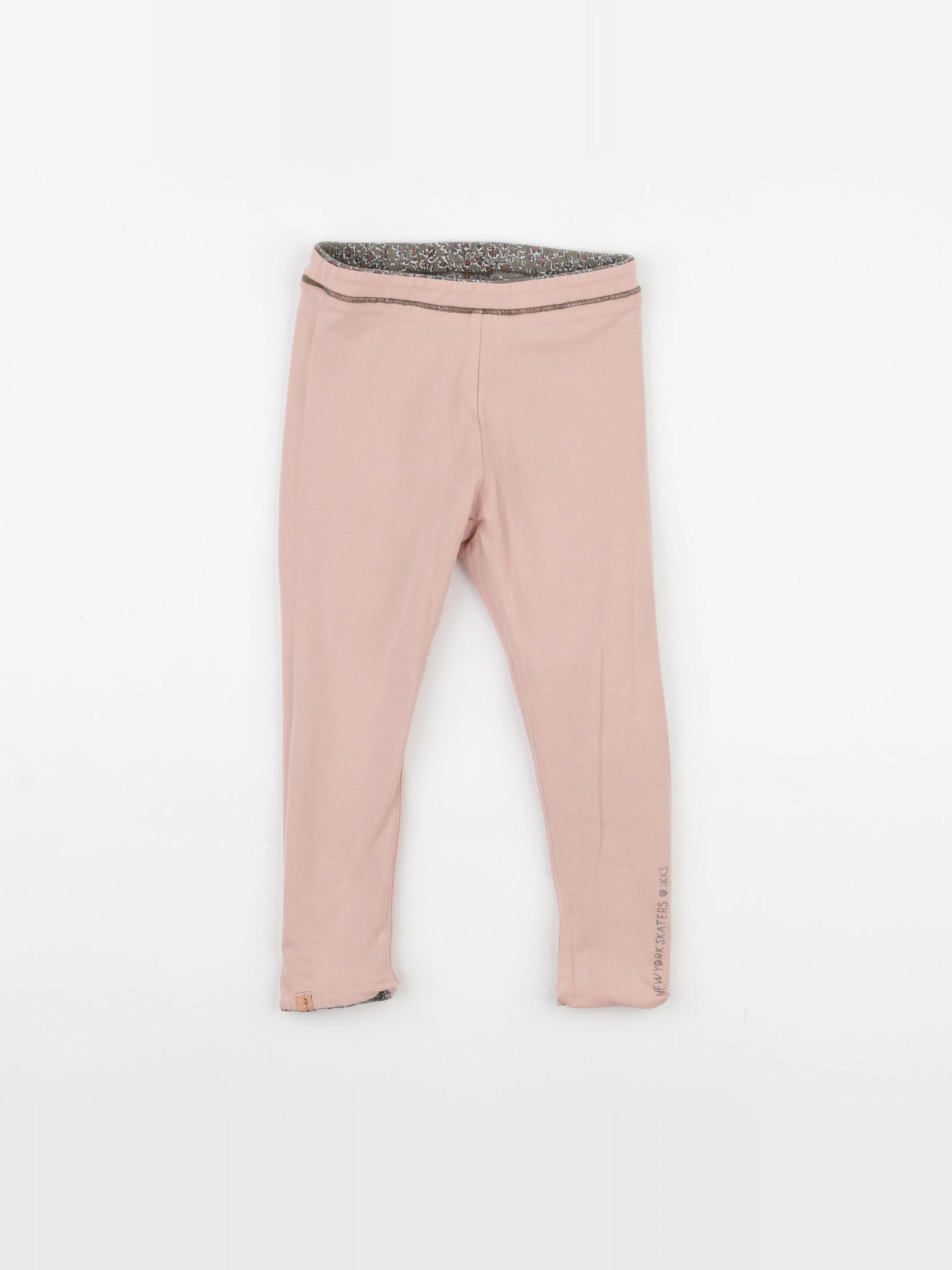IKKS - legging réversible rose, vert - 18 mois