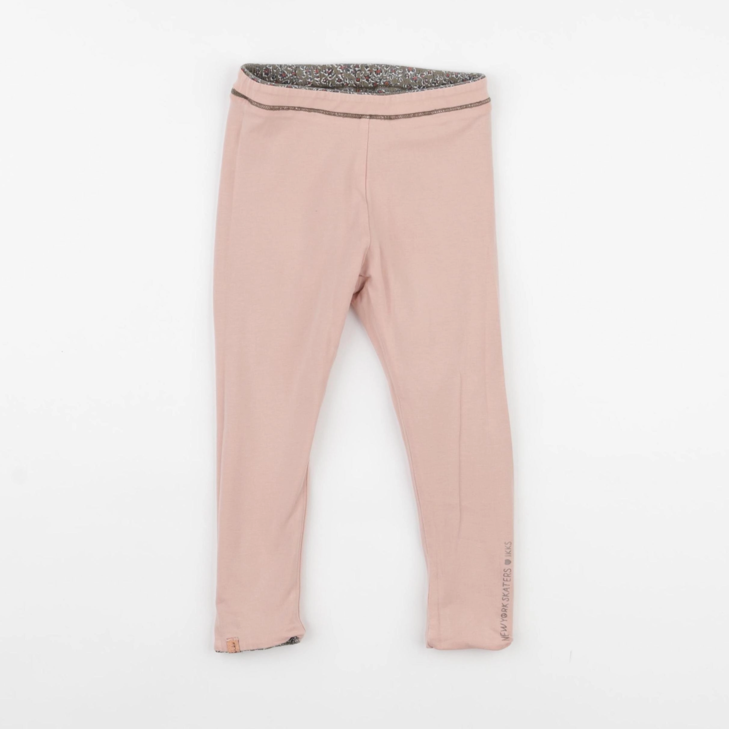 IKKS - legging réversible rose, vert - 18 mois