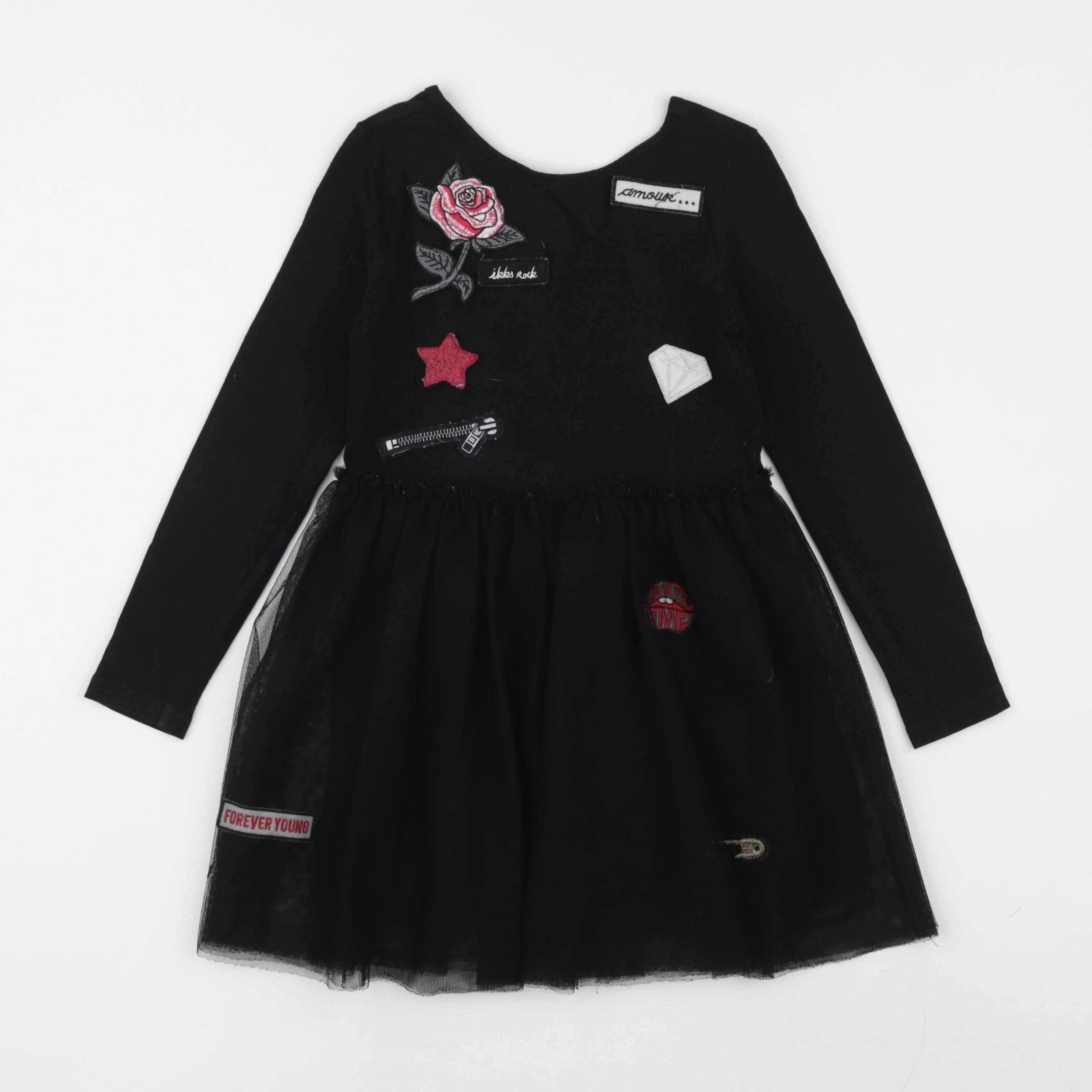 IKKS - robe noir - 5 ans