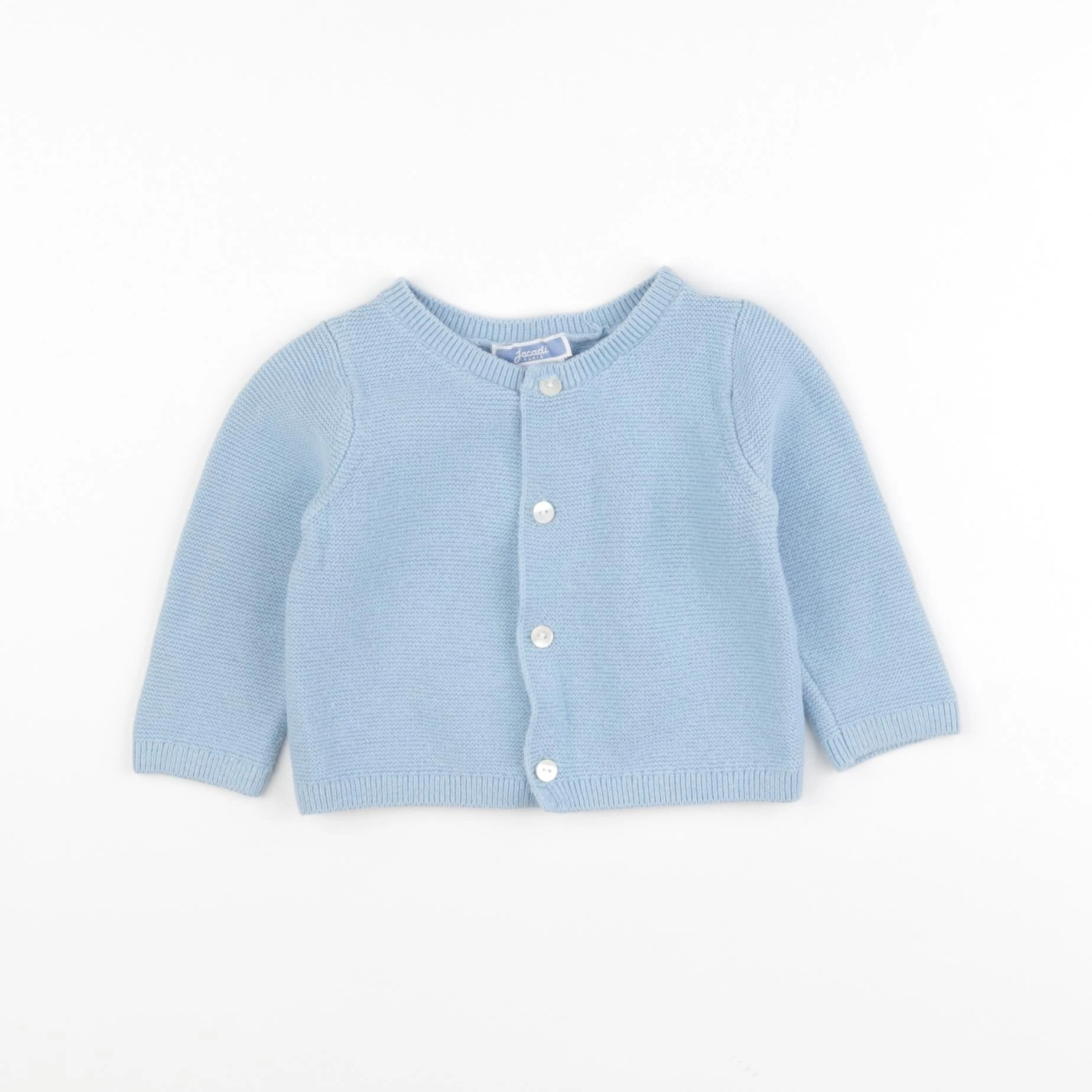 Jacadi - gilet bleu - 6 mois