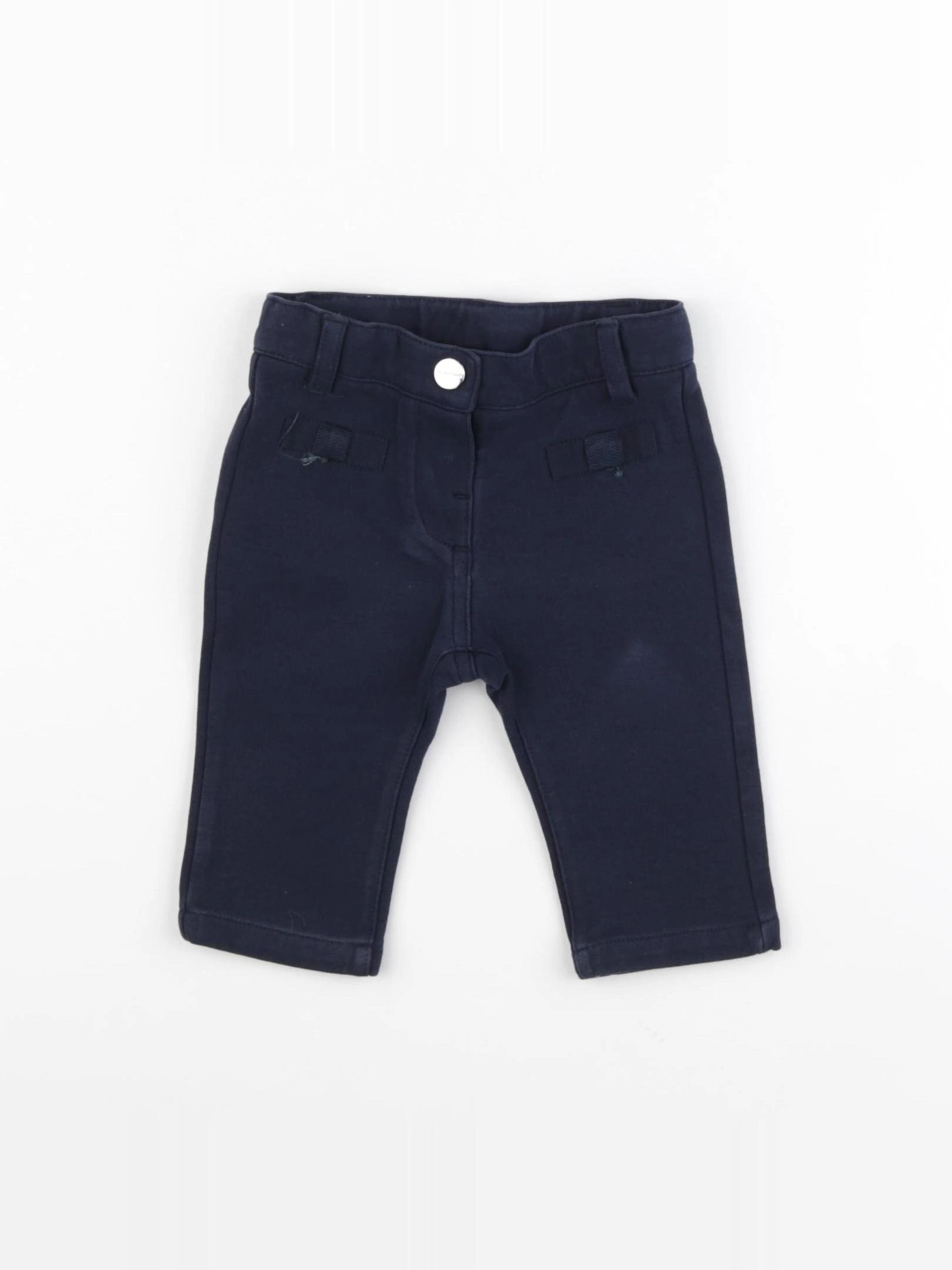 Jacadi - pantalon bleu - 6 mois