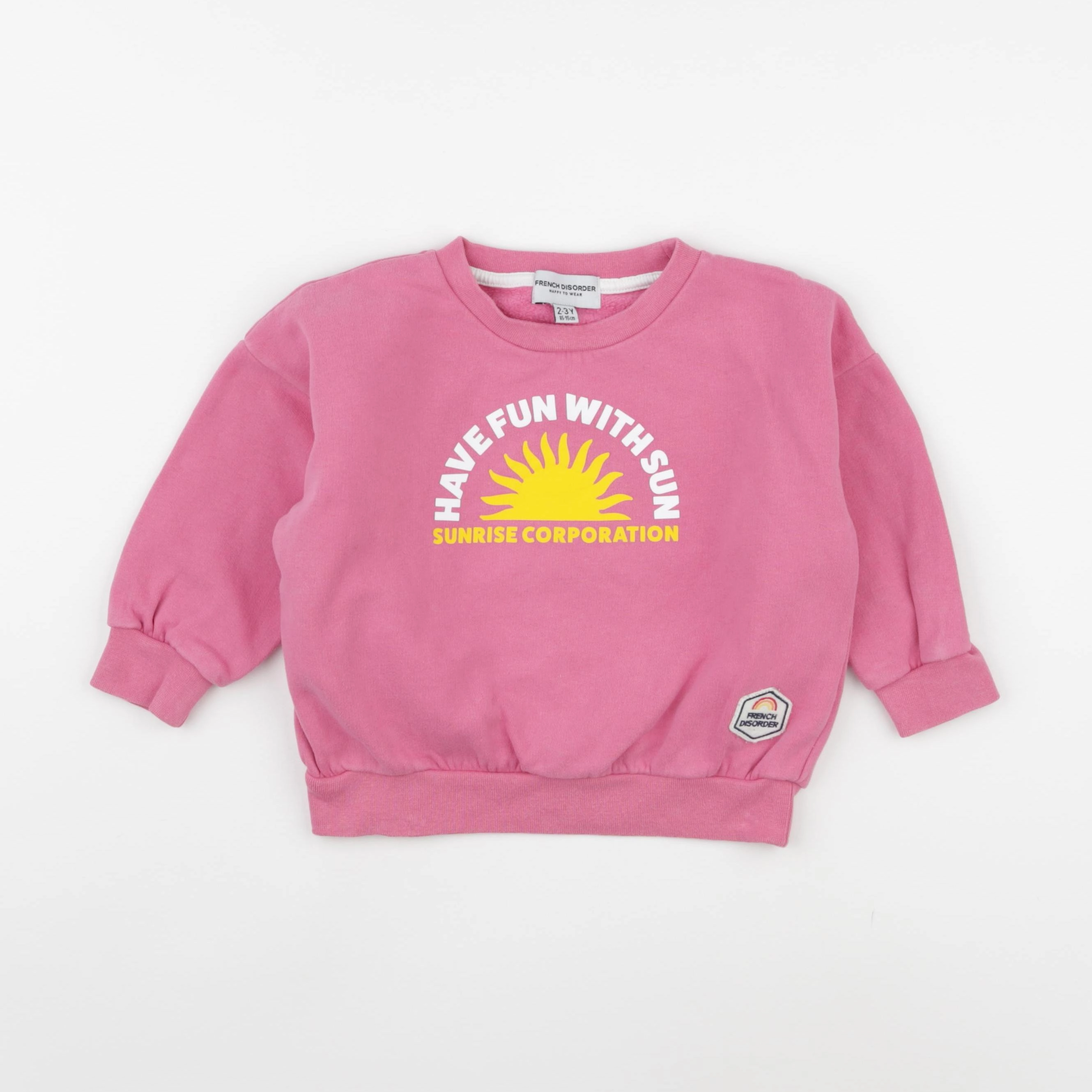 French Disorder - sweat rose - 2/3 ans
