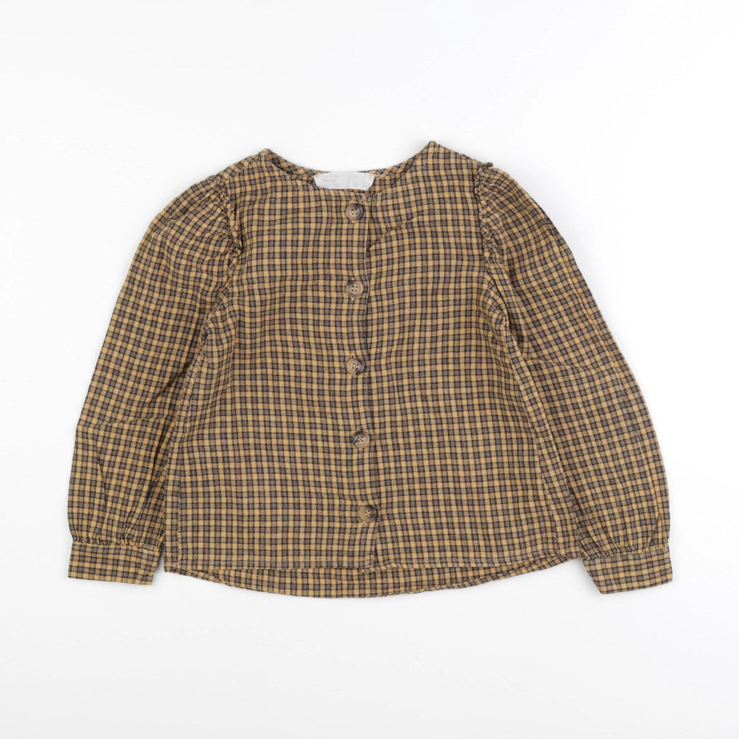 Zara - blouse jaune - 5 ans