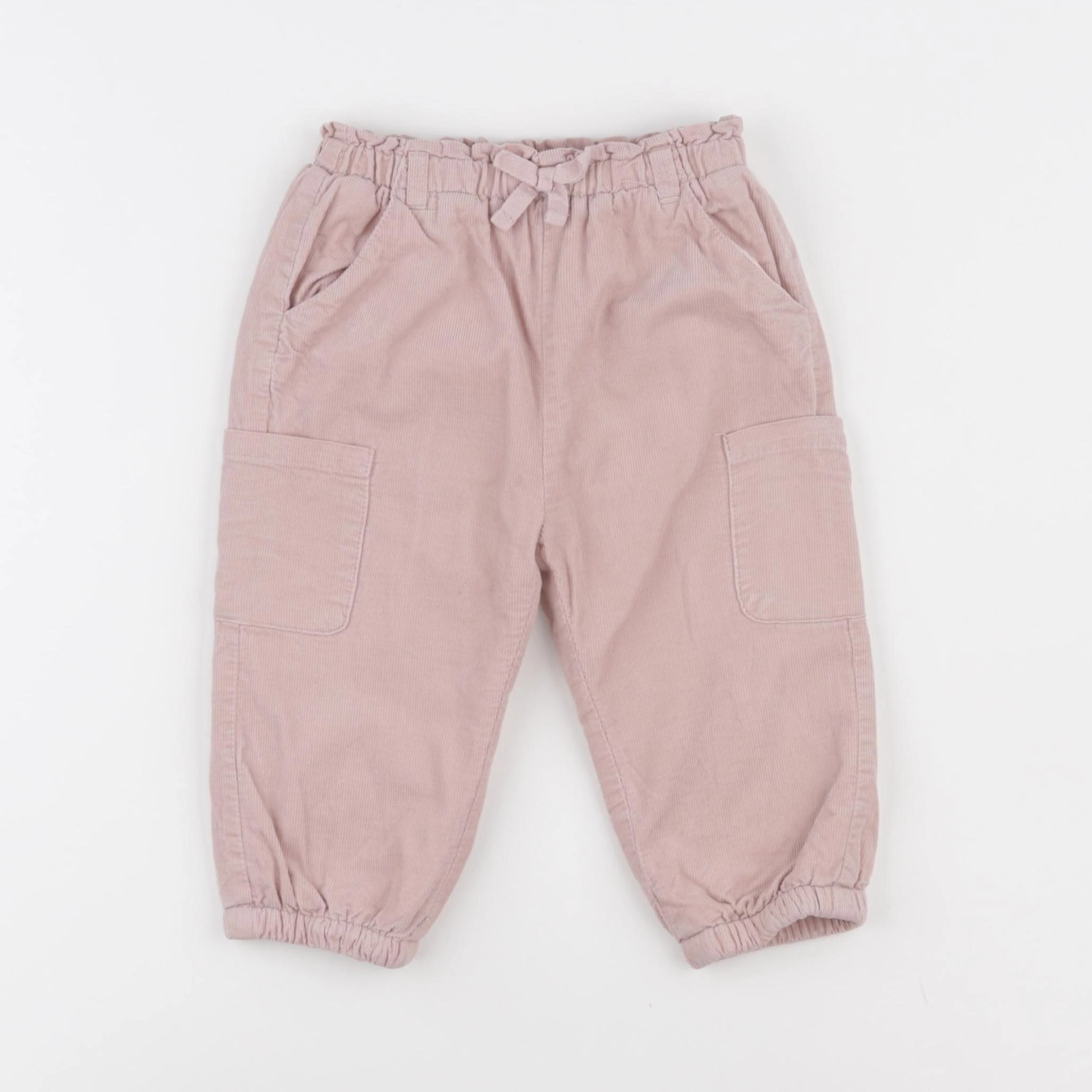 Vertbaudet - pantalon doublé rose - 18 mois