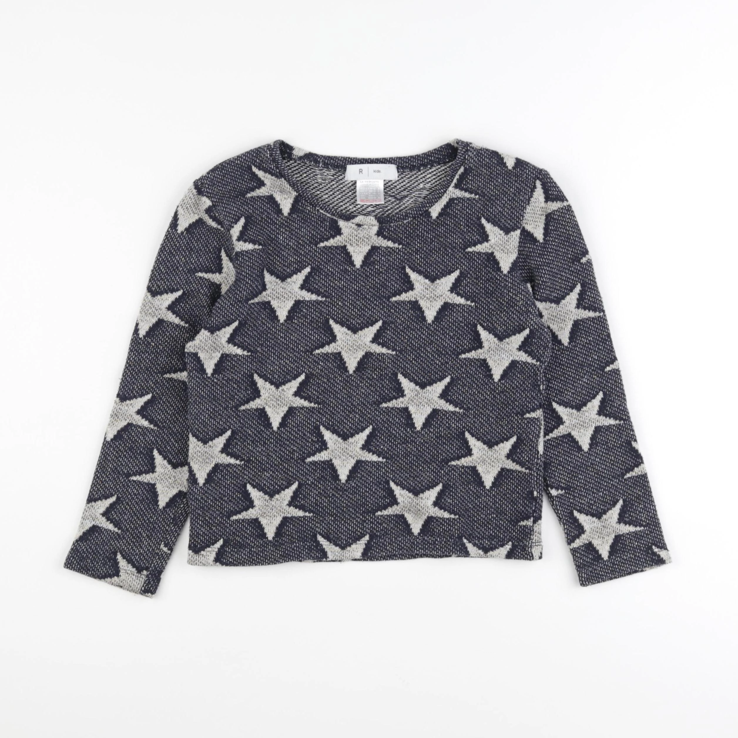 La Redoute - sweat bleu - 8 ans