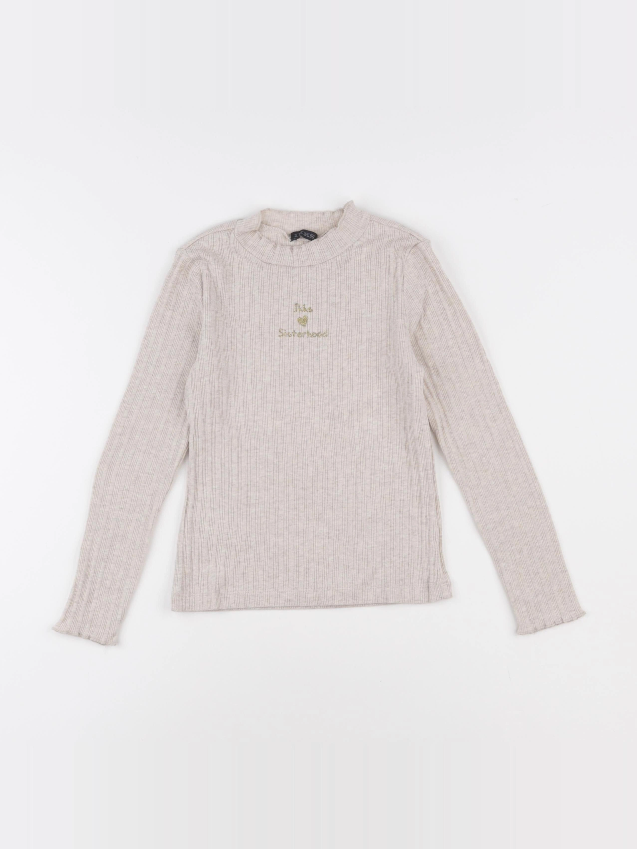 IKKS - tee-shirt beige - 6 ans