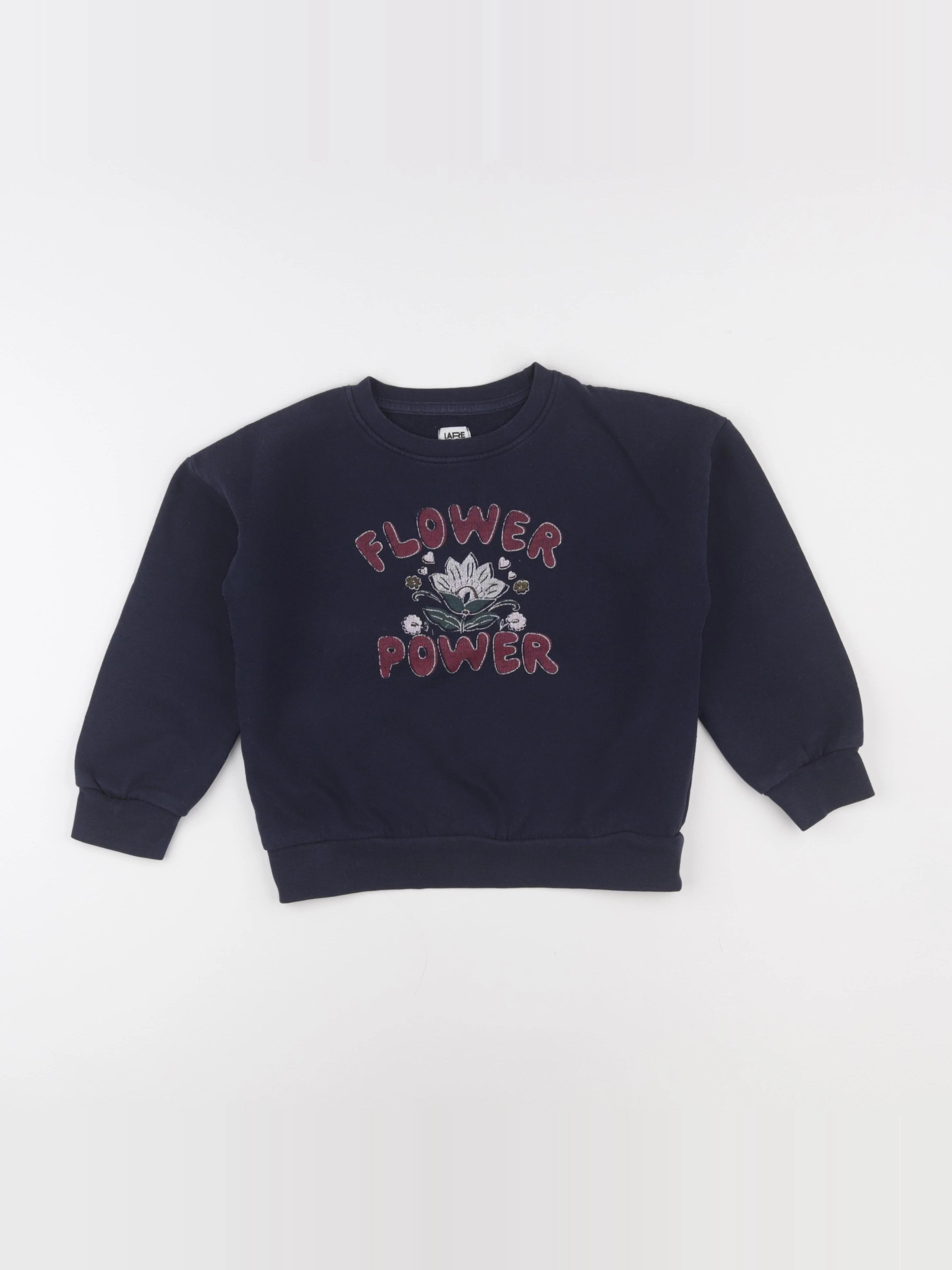 La Redoute - sweat bleu - 7 ans