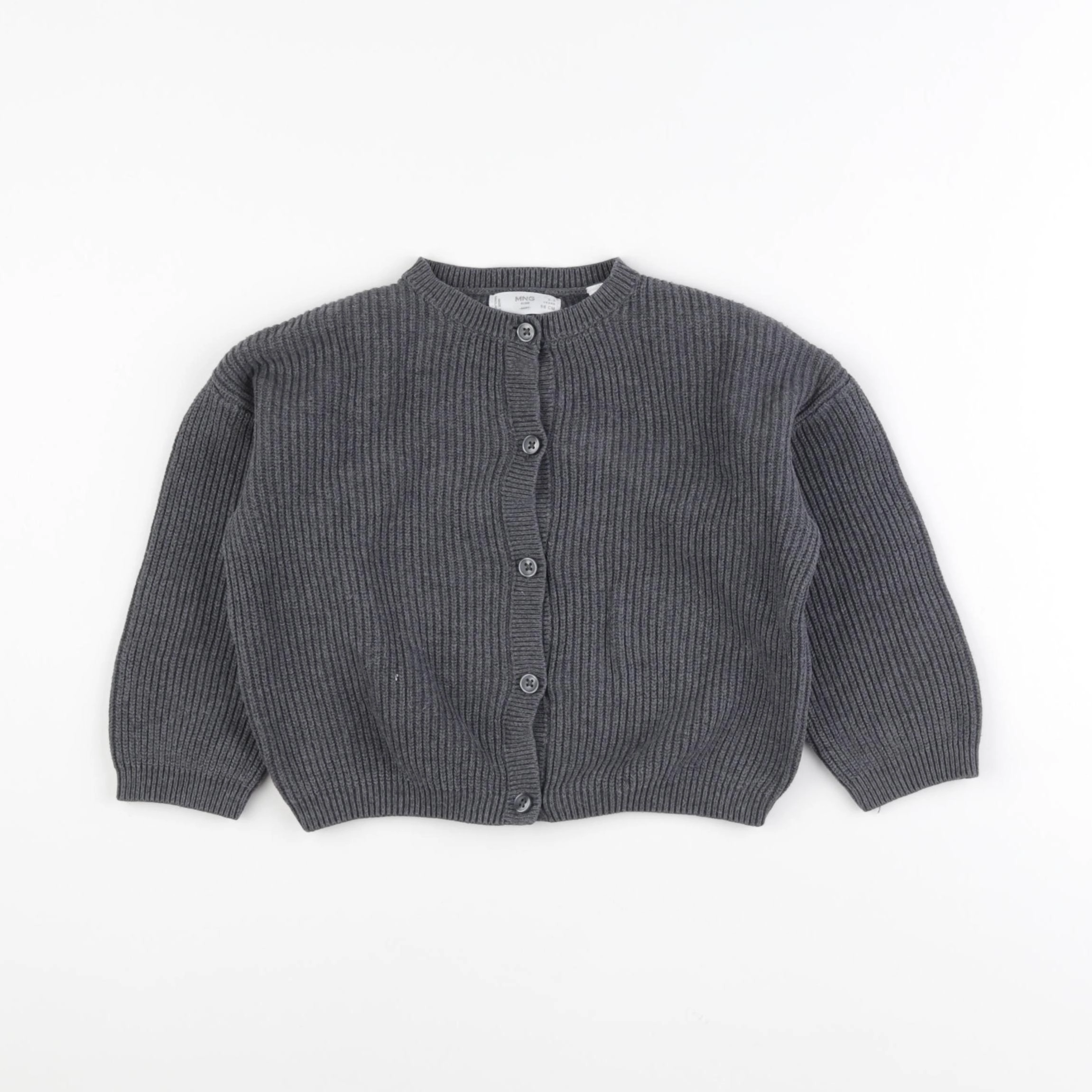 Mango - gilet gris - 2/3 ans