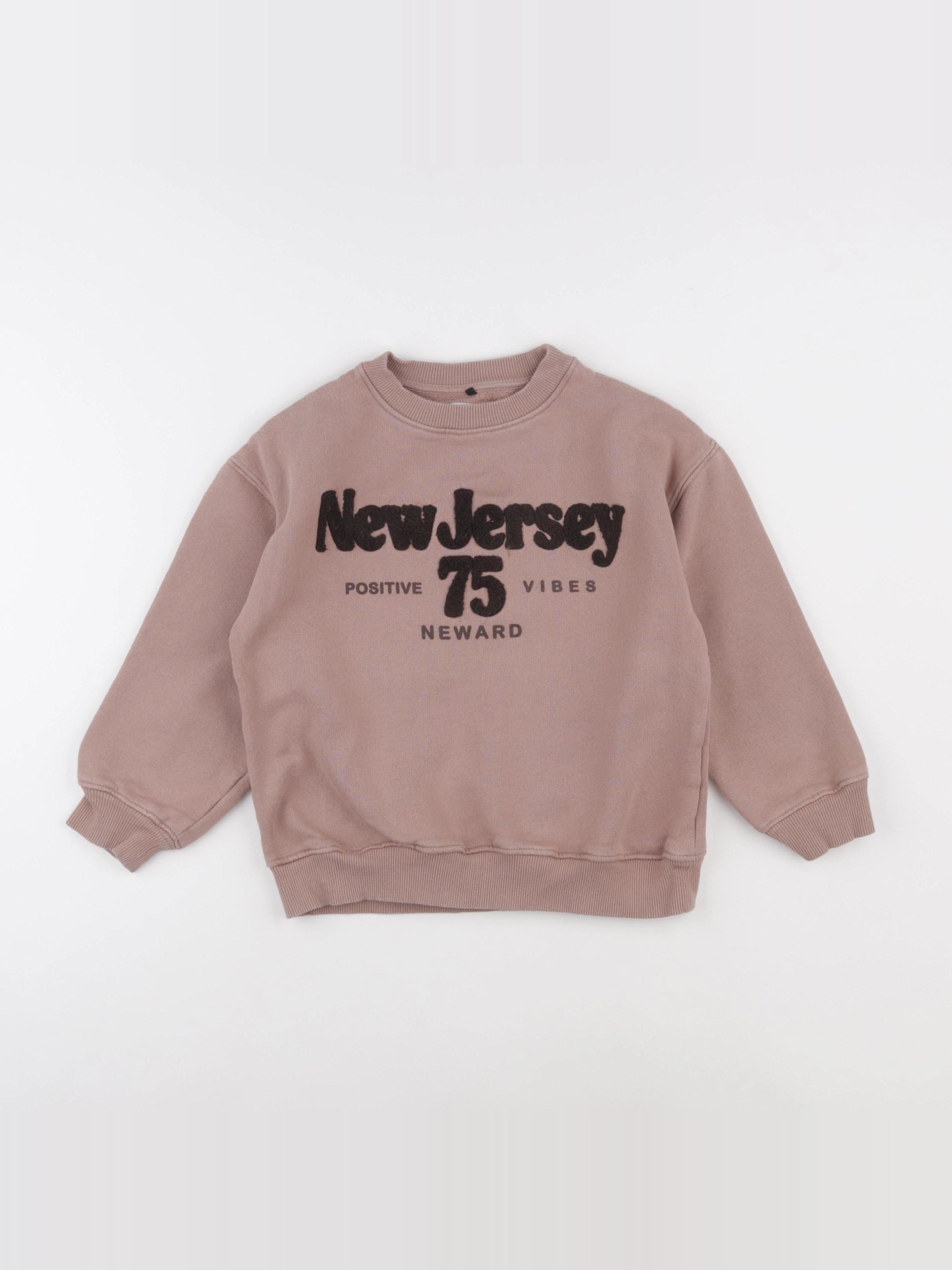 Zara - sweat marron - 8/9 ans