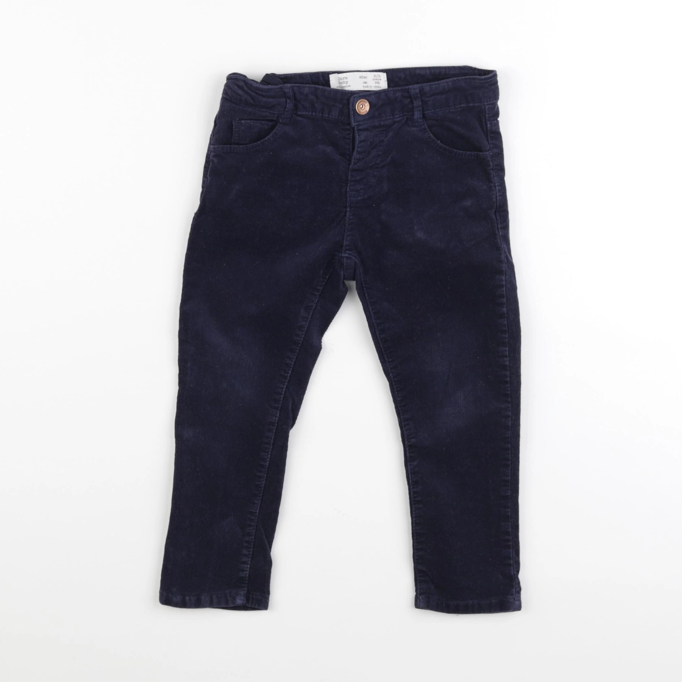 Zara - pantalon bleu - 2/3 ans