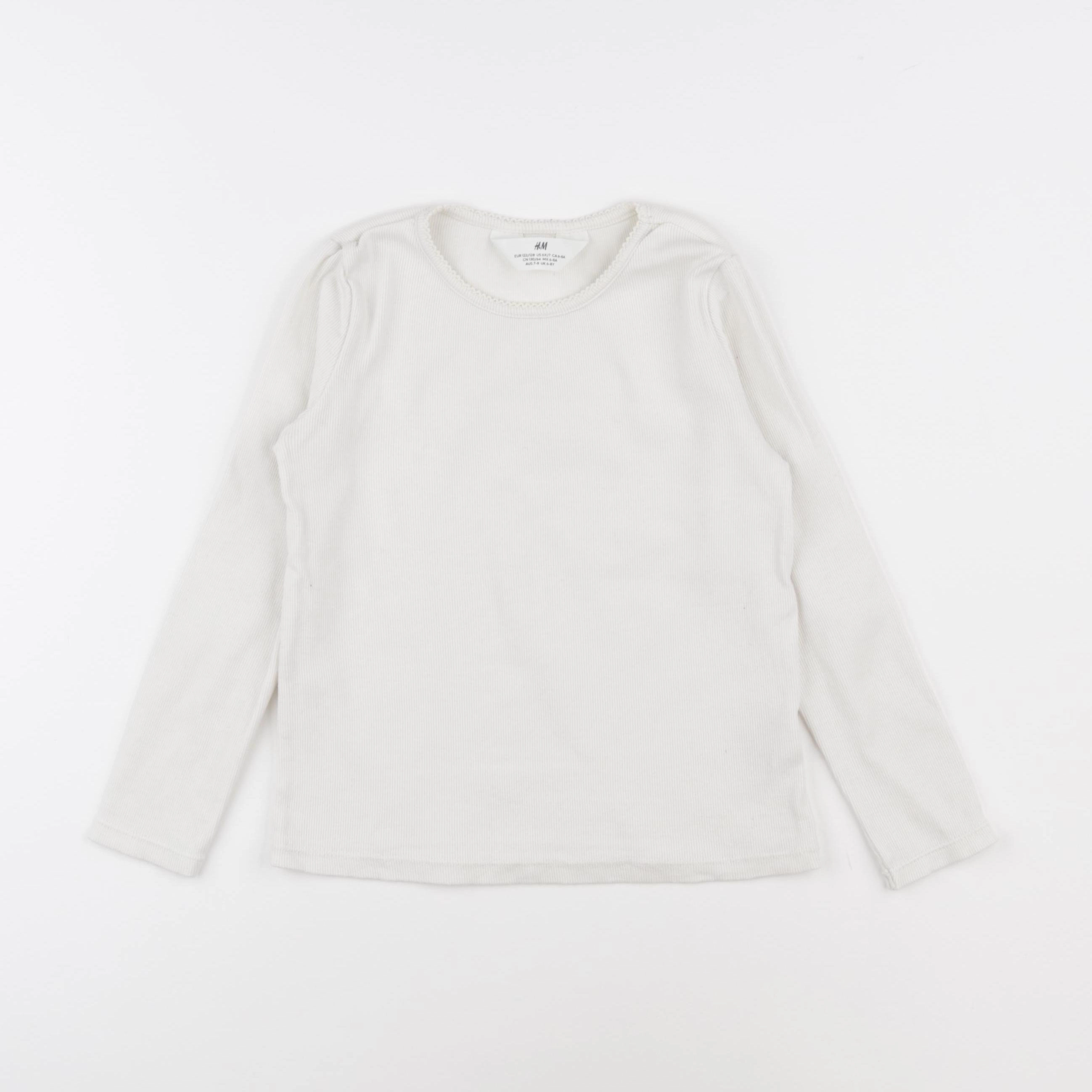 H&M - maillot de corps blanc - 6/8 ans