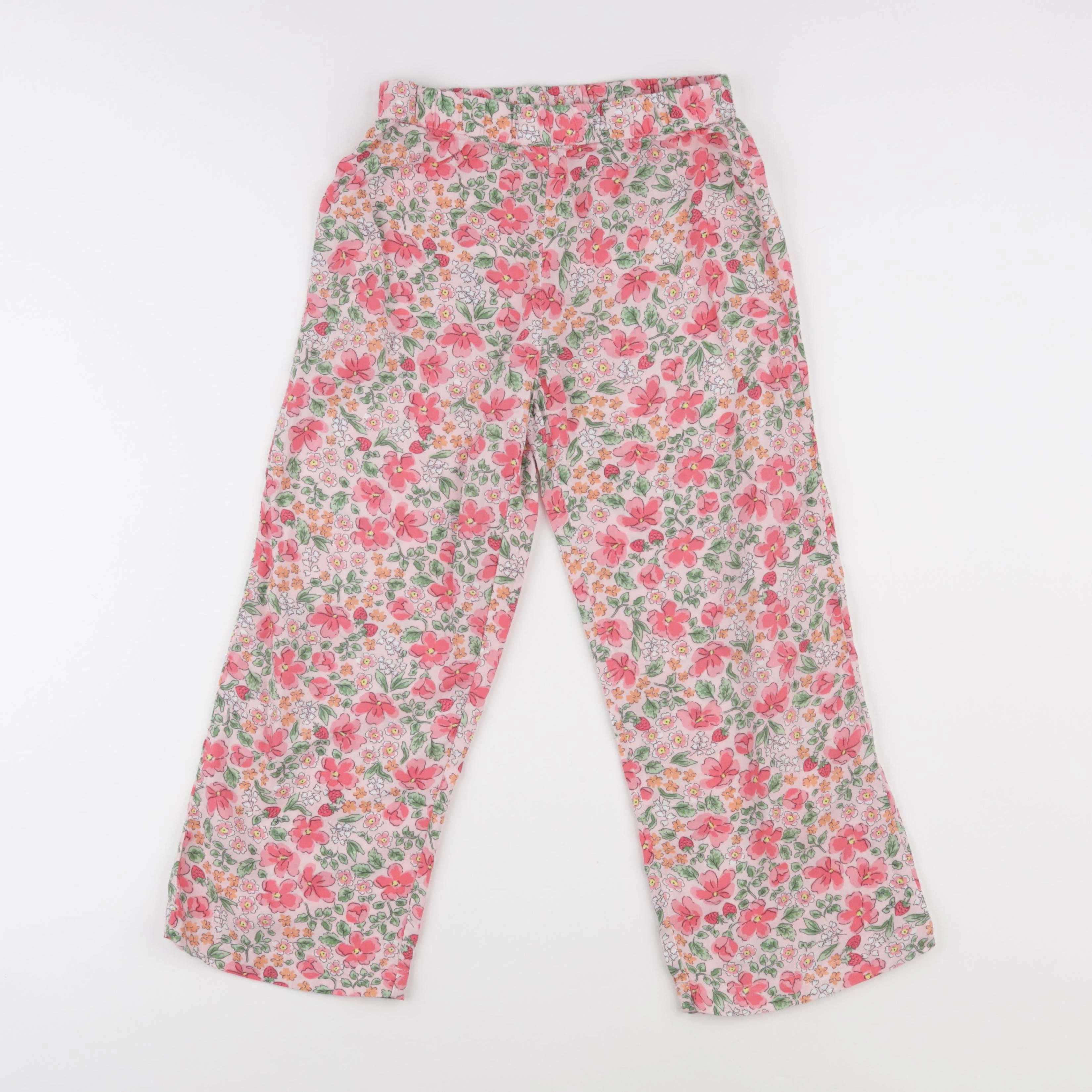 H&M - pantalon rose - 7/8 ans
