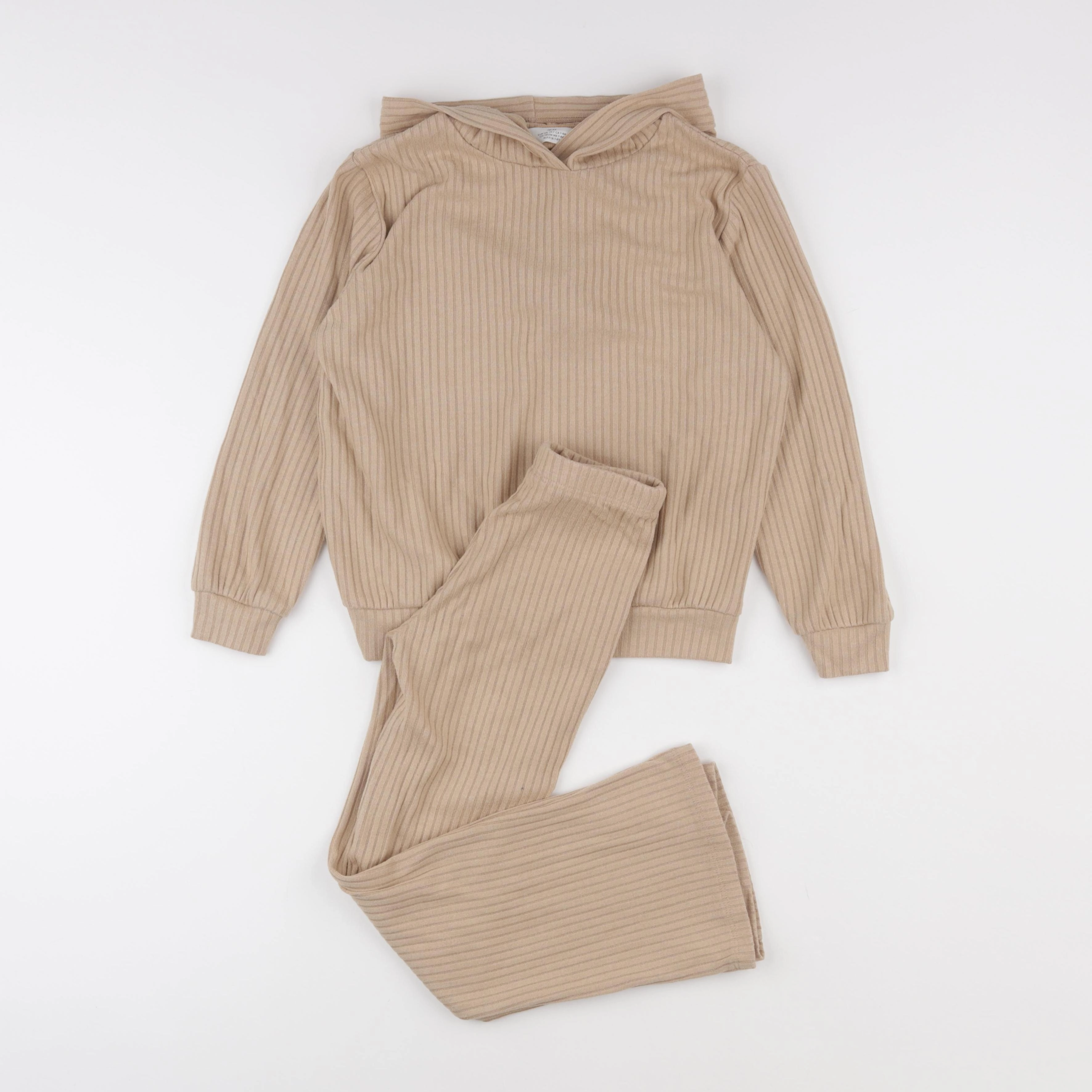 H&M - ensemble marron - 7/8 ans