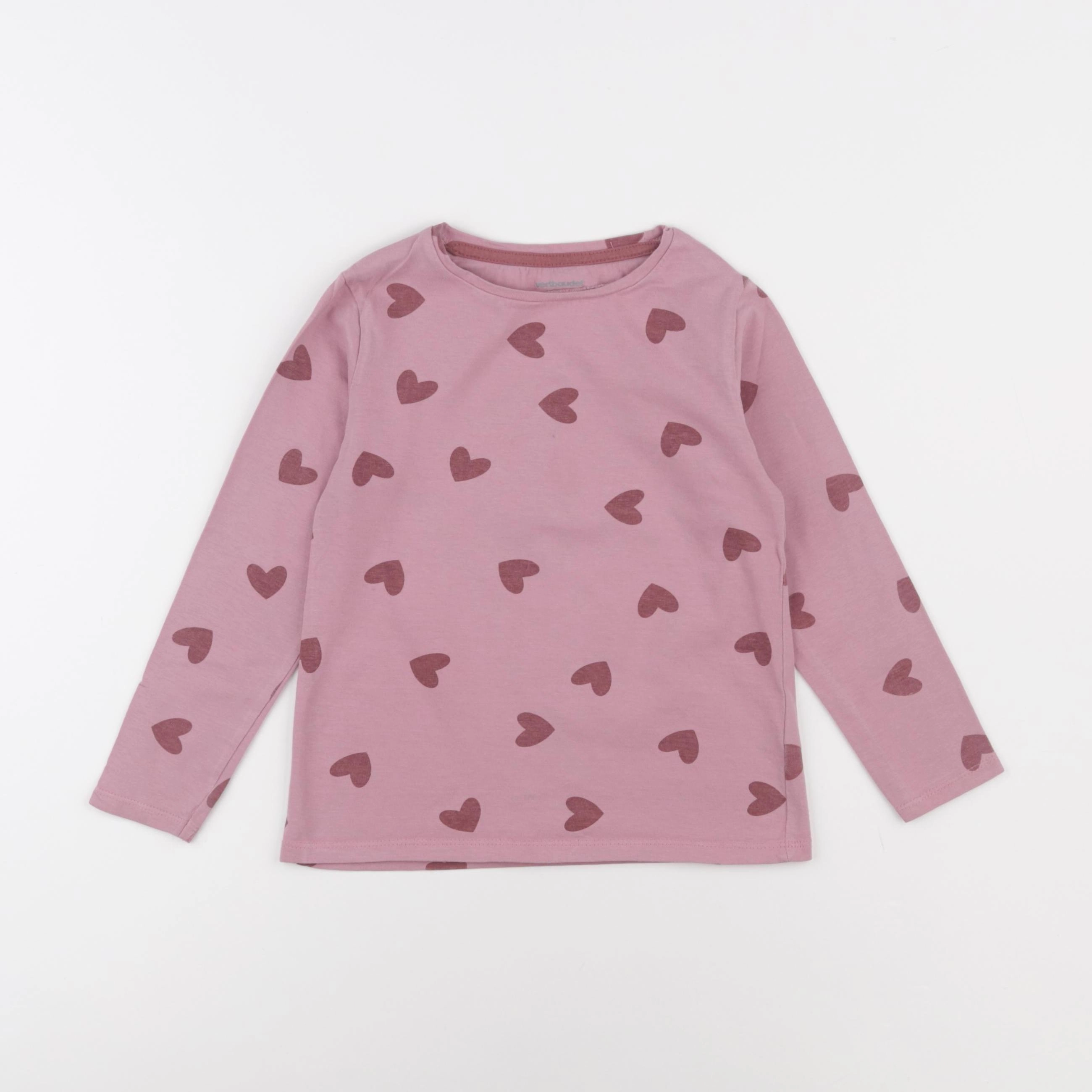 Vertbaudet - tee-shirt rose - 5 ans