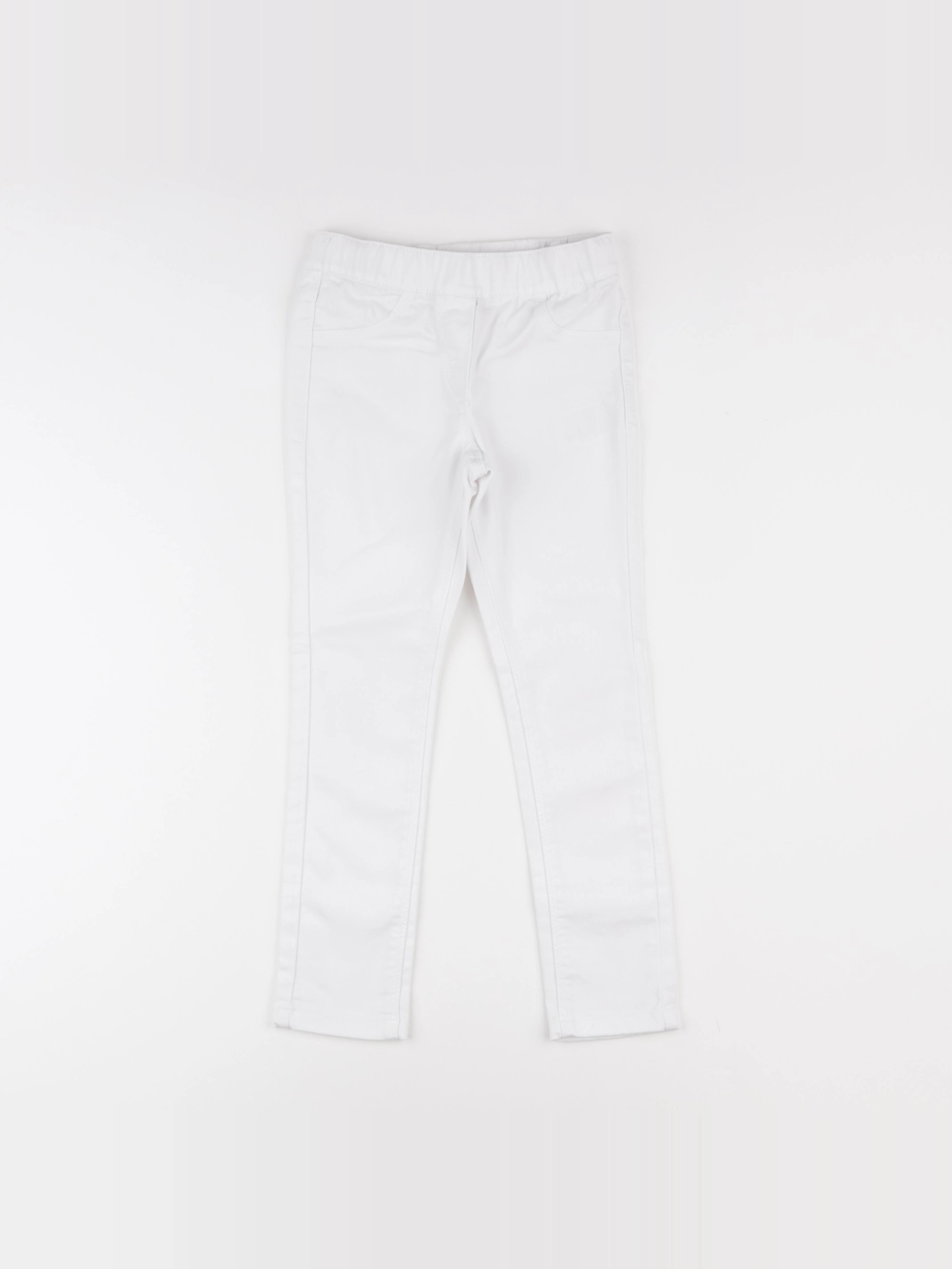 Vertbaudet - jegging blanc - 5 ans
