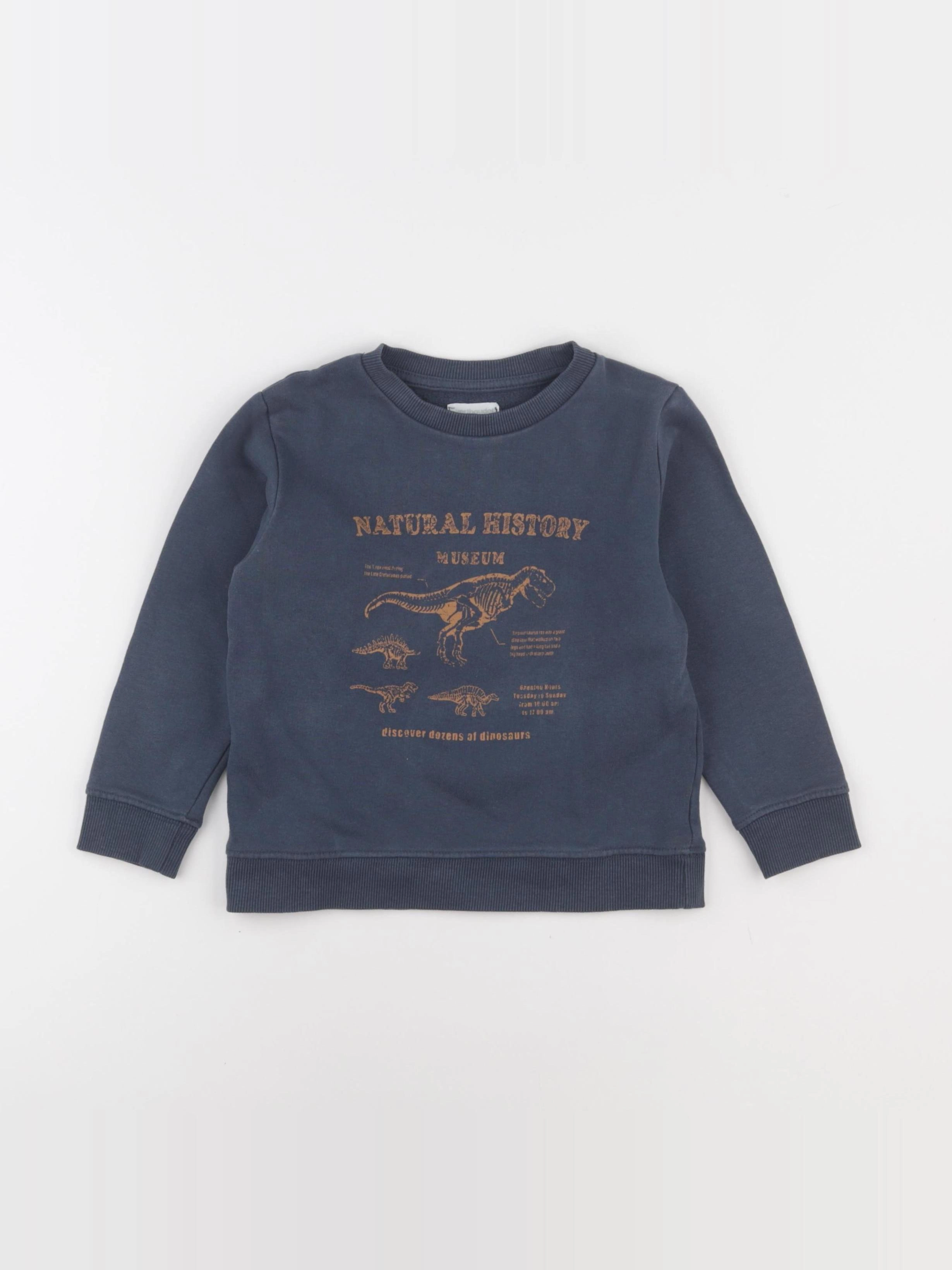 Vertbaudet - sweat bleu - 4 ans