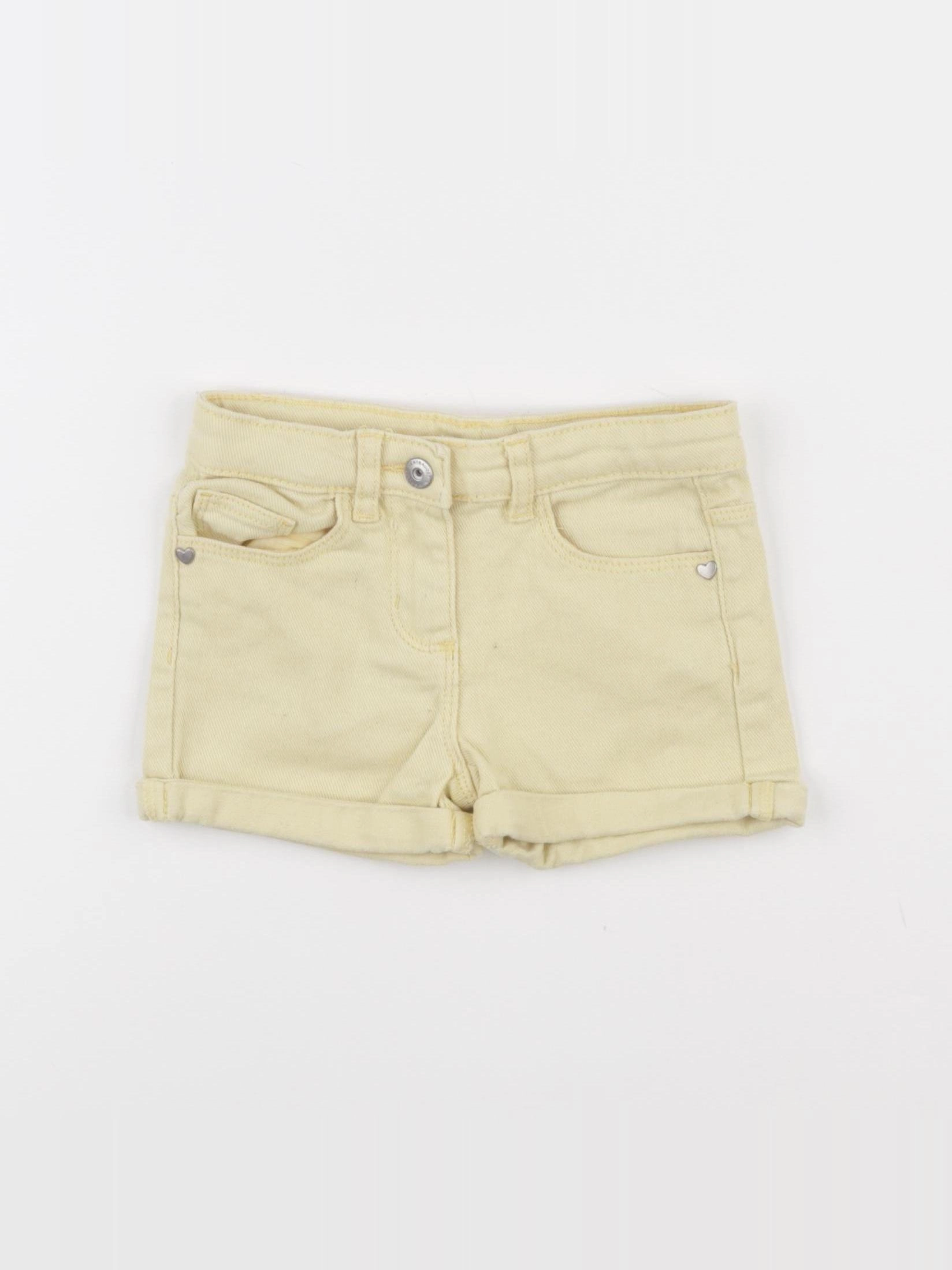 Vertbaudet - short jaune - 2 ans