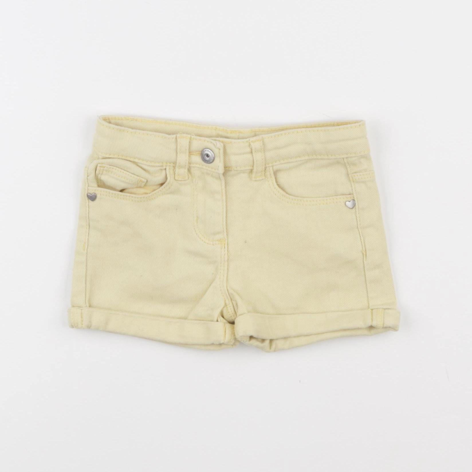 Vertbaudet - short jaune - 2 ans