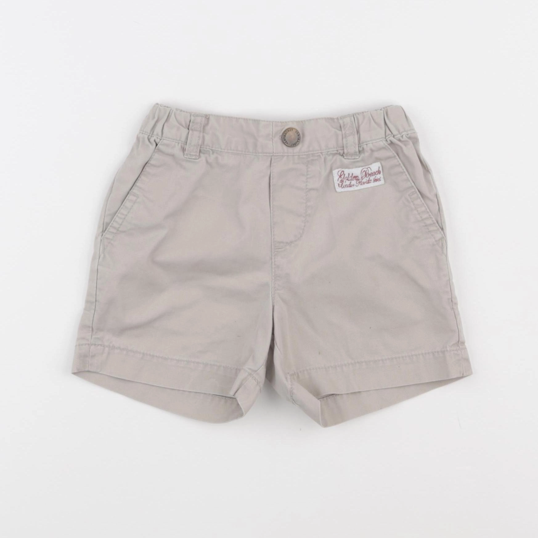 Vertbaudet - short beige - 2 ans