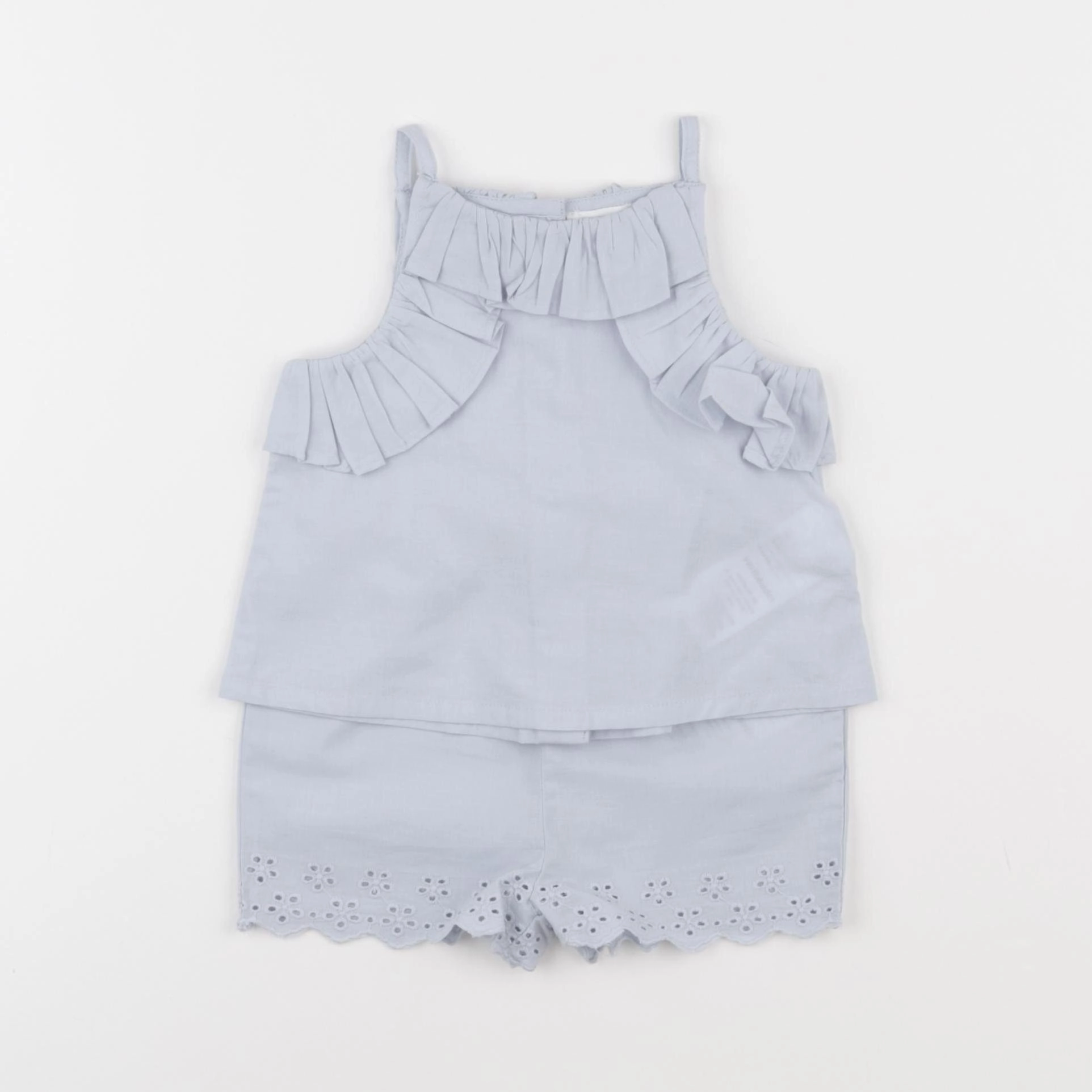 Vertbaudet - ensemble bleu - 9 mois