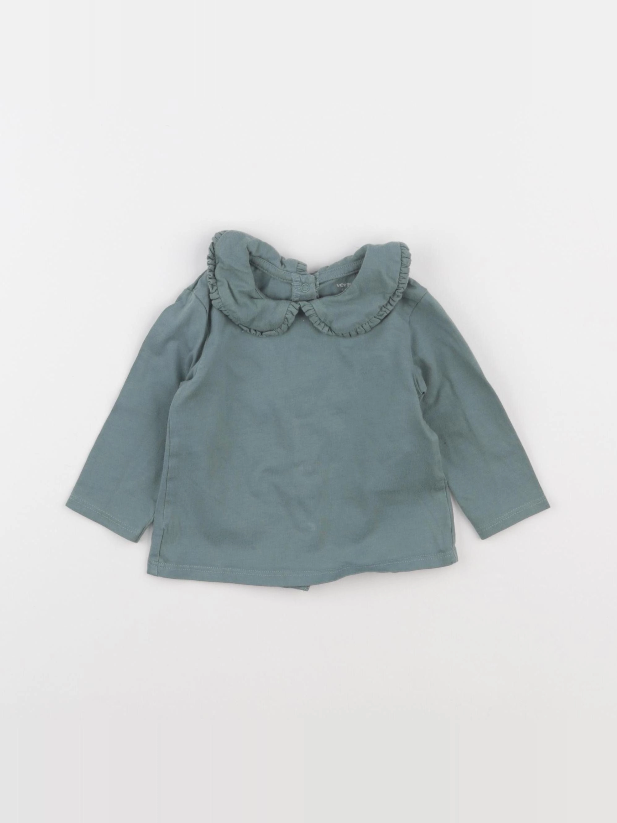 Vertbaudet - tee-shirt vert - 6 mois