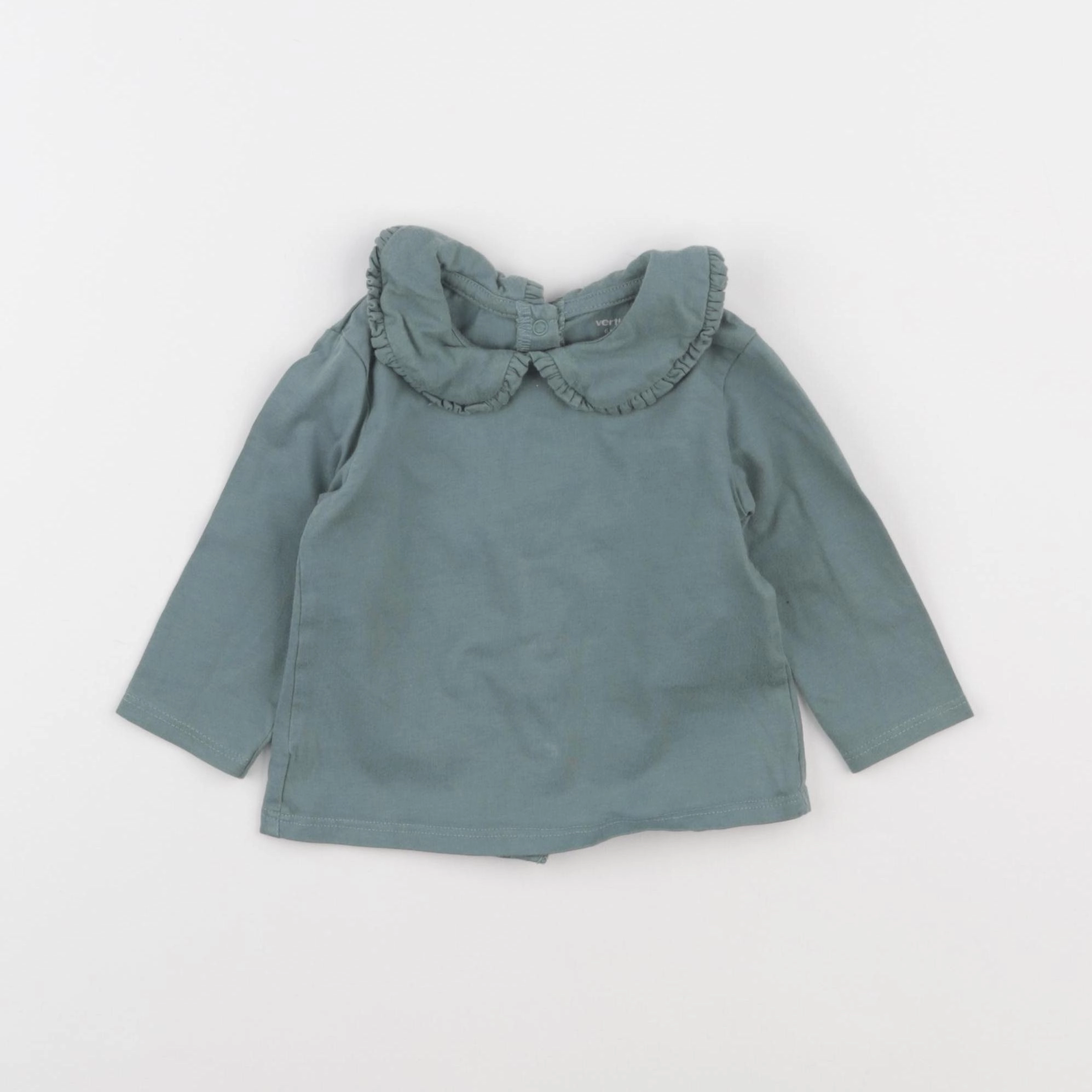 Vertbaudet - tee-shirt vert - 6 mois