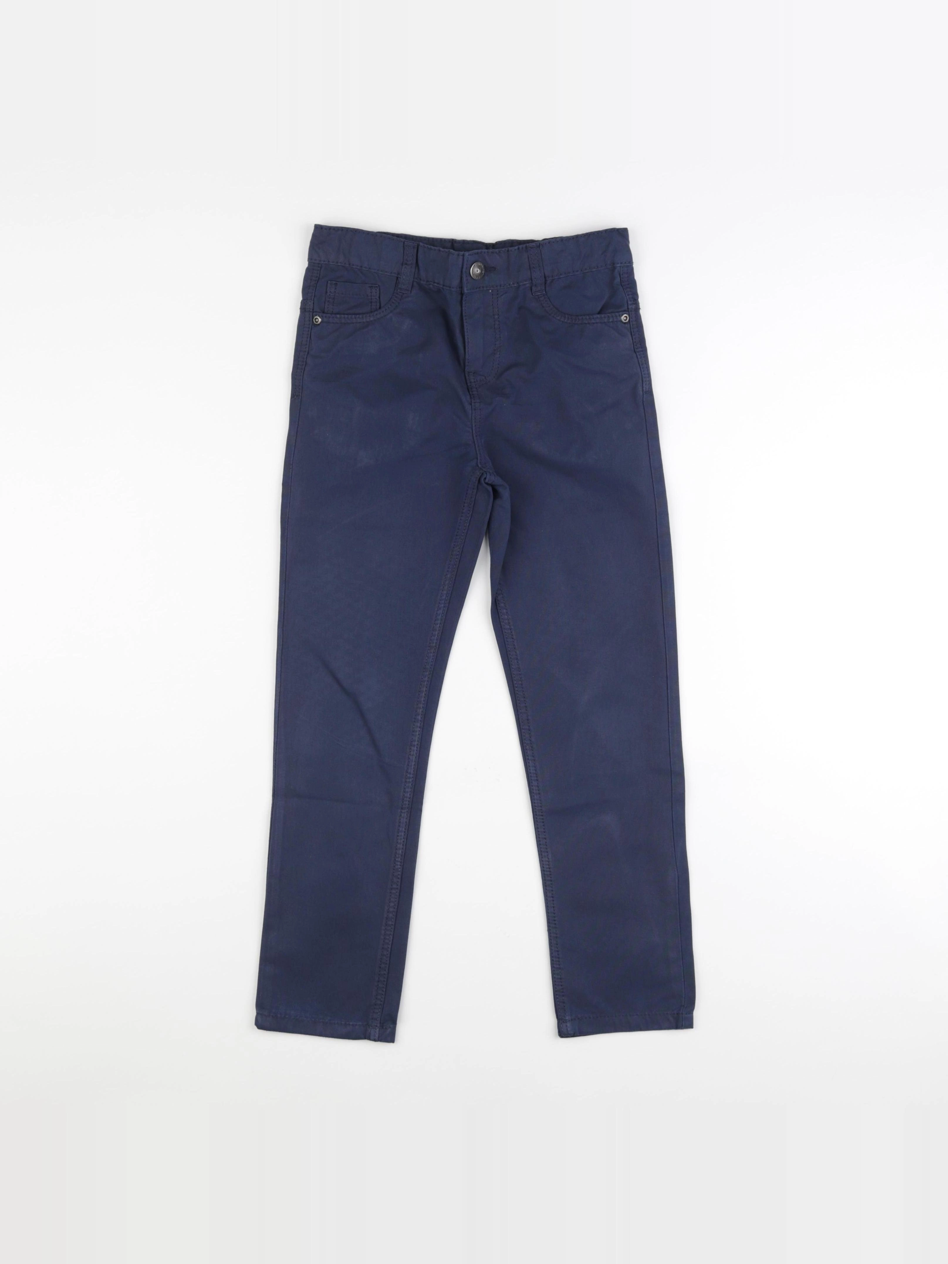 Vertbaudet - pantalon bleu - 8 ans