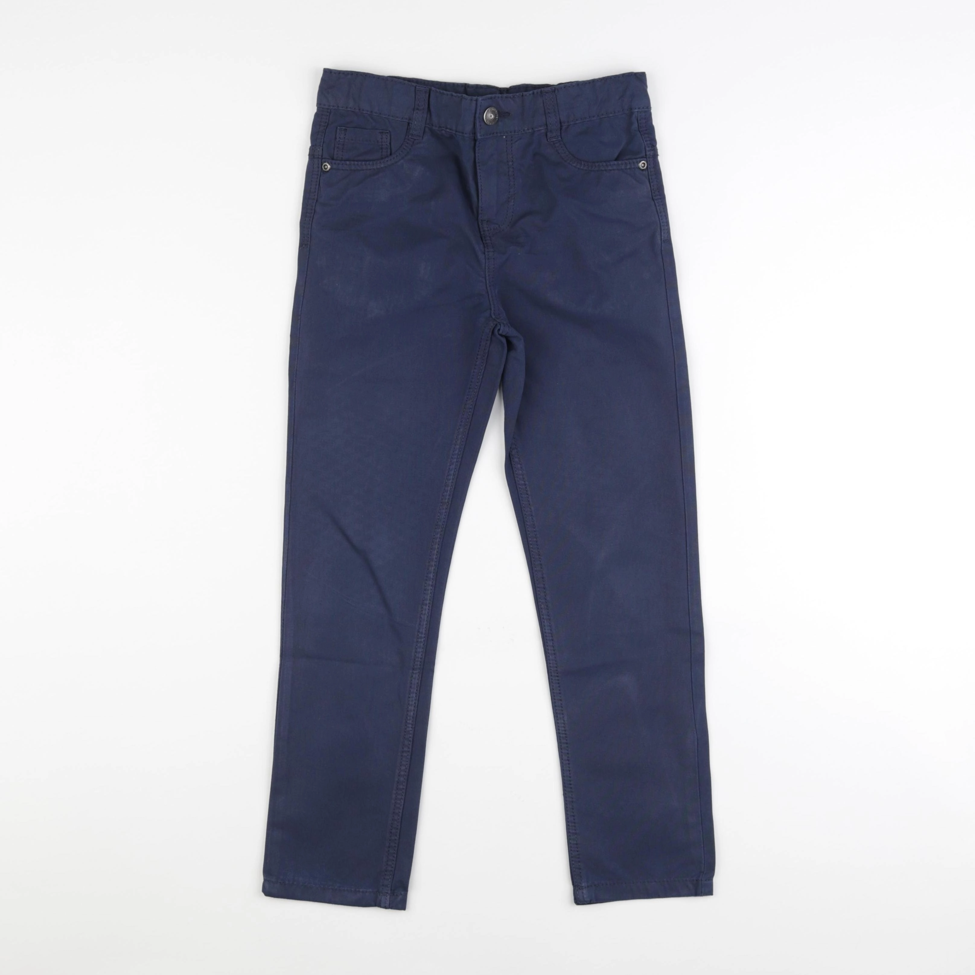 Vertbaudet - pantalon bleu - 8 ans