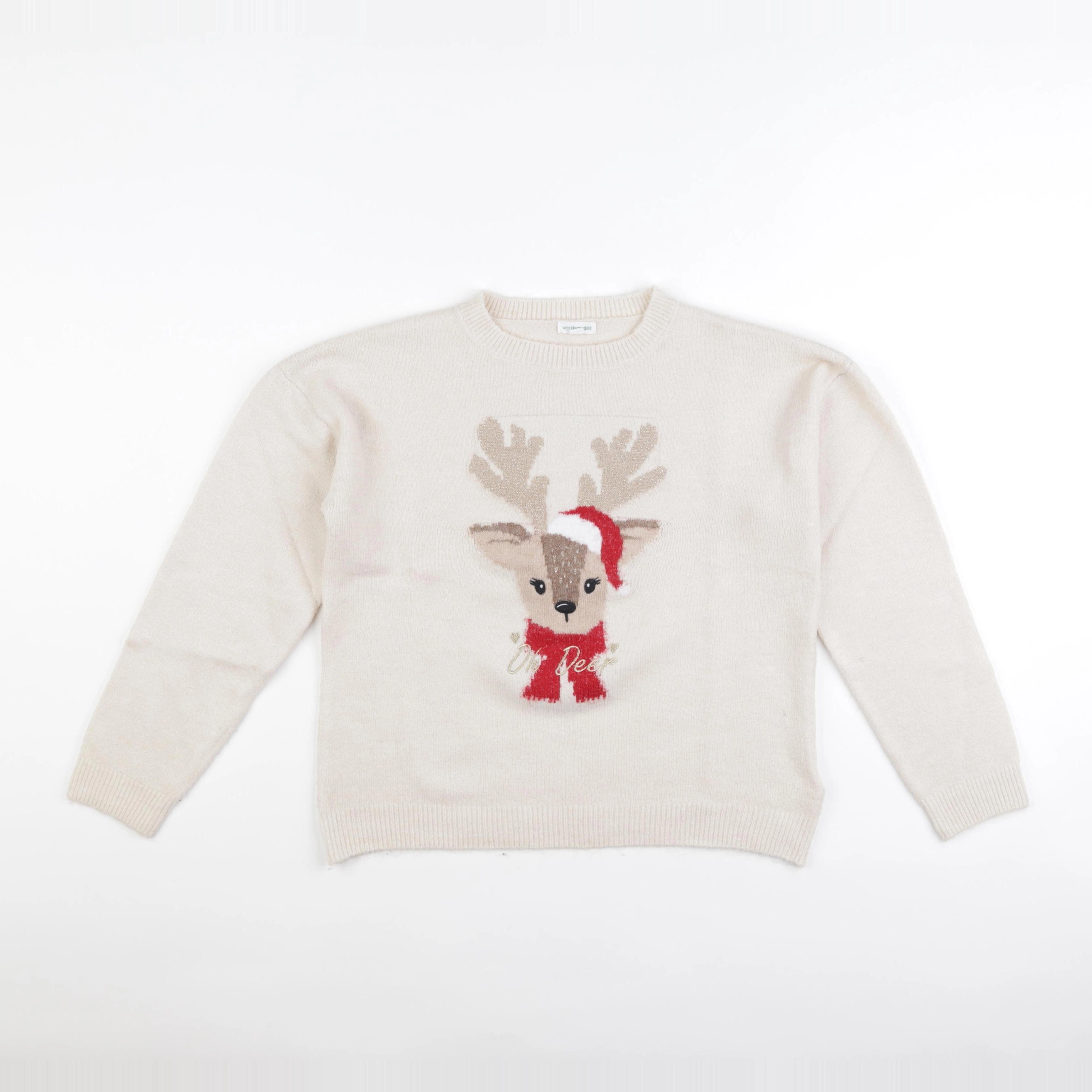 Vertbaudet - pull beige - 10 ans