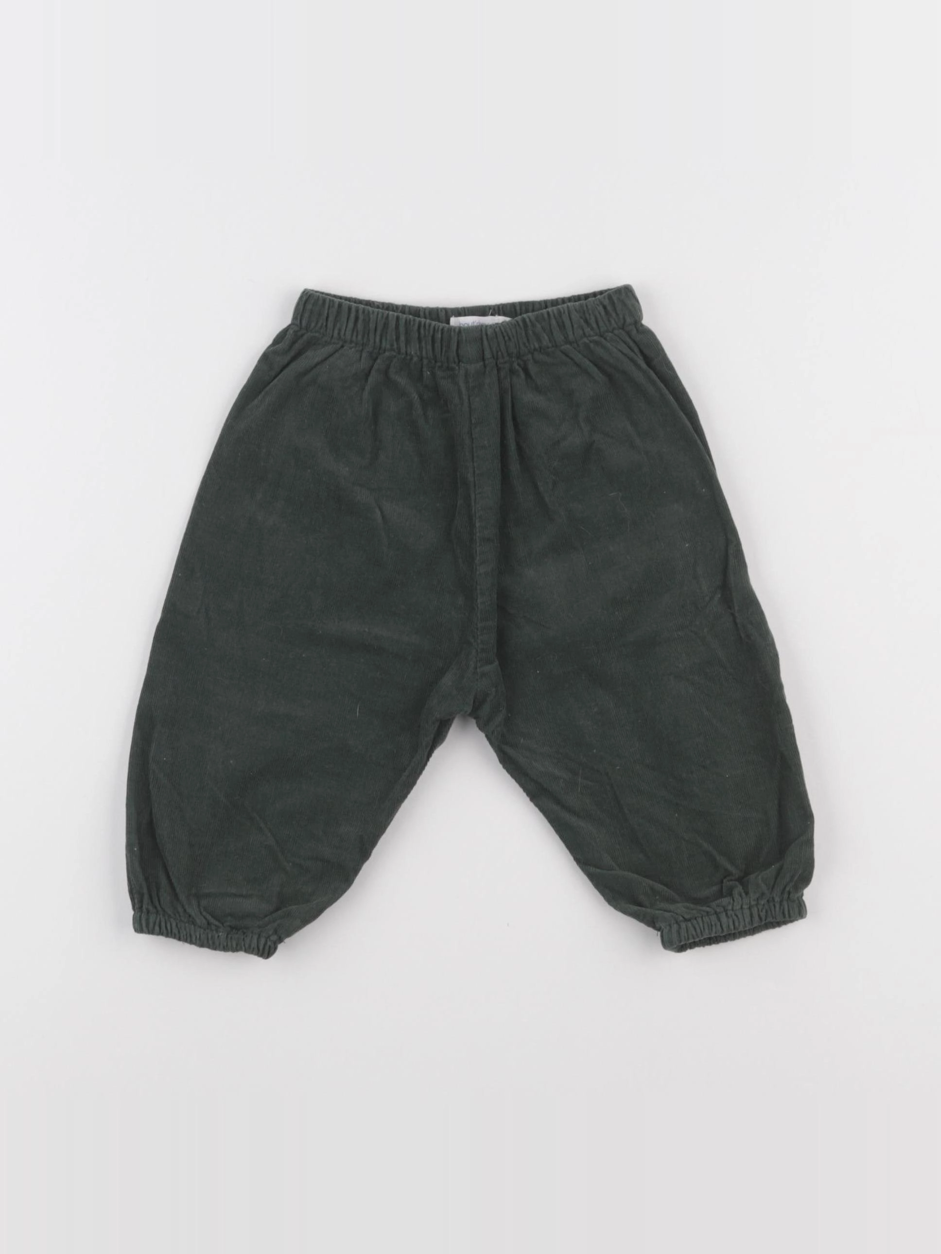 Boutchou - pantalon vert - 6 mois