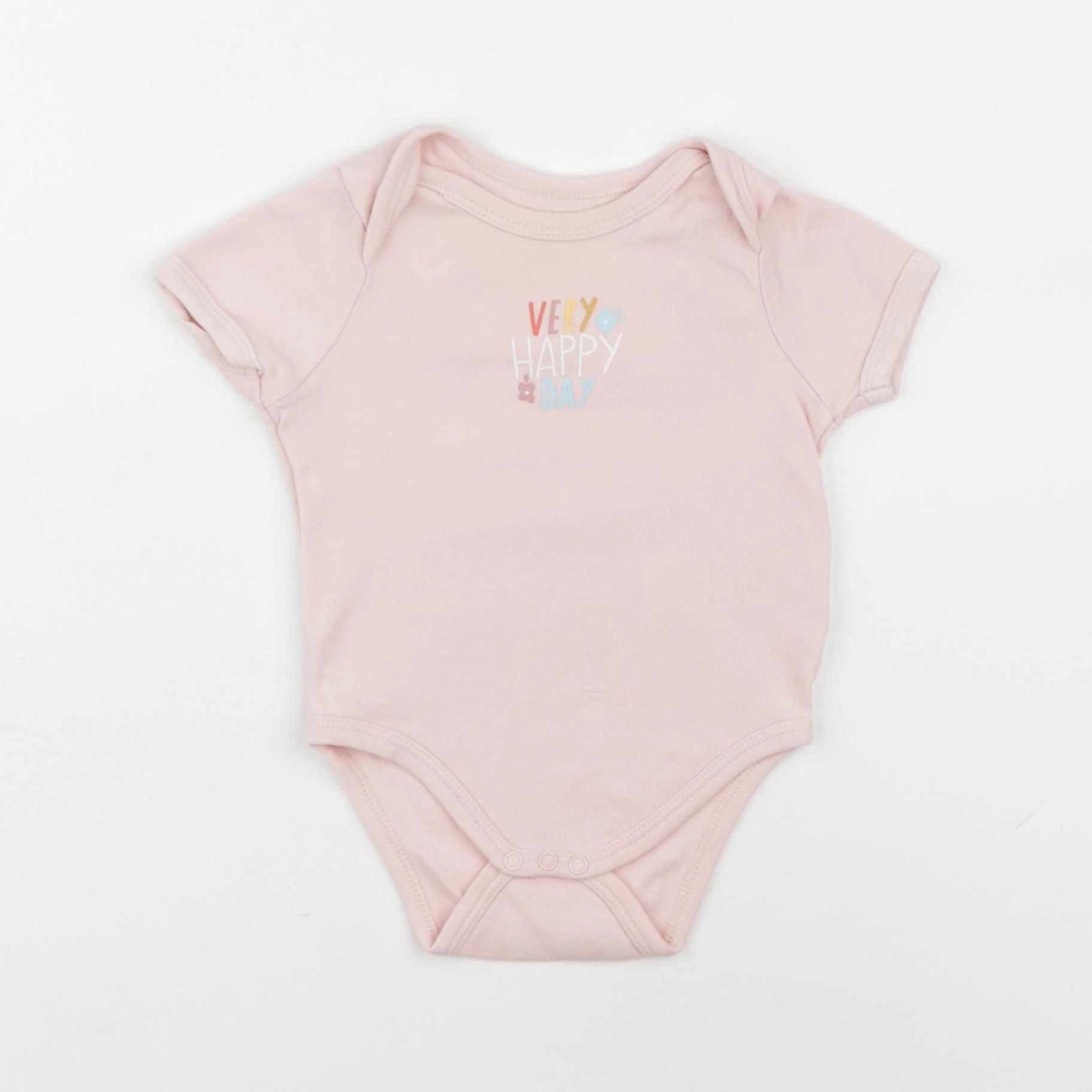 Vertbaudet - body rose - 6 mois