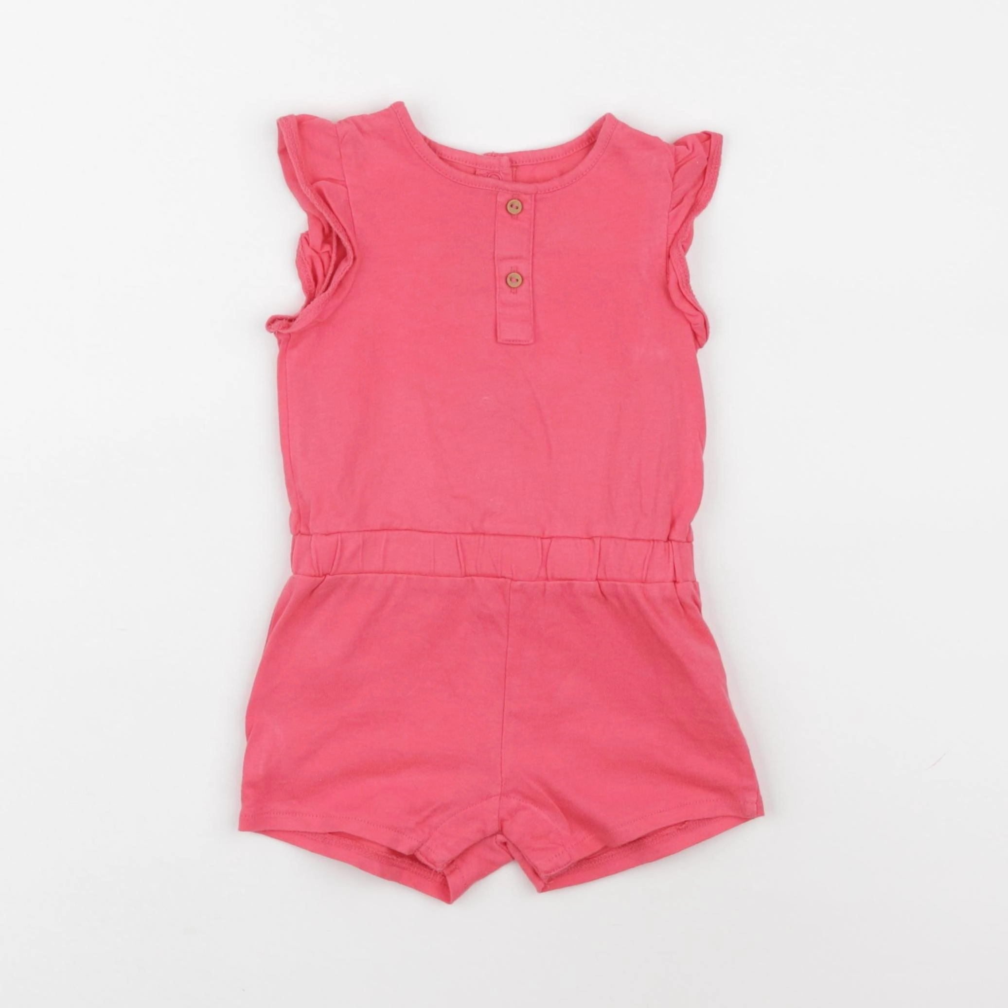 Vertbaudet - combinaison rose - 6 mois