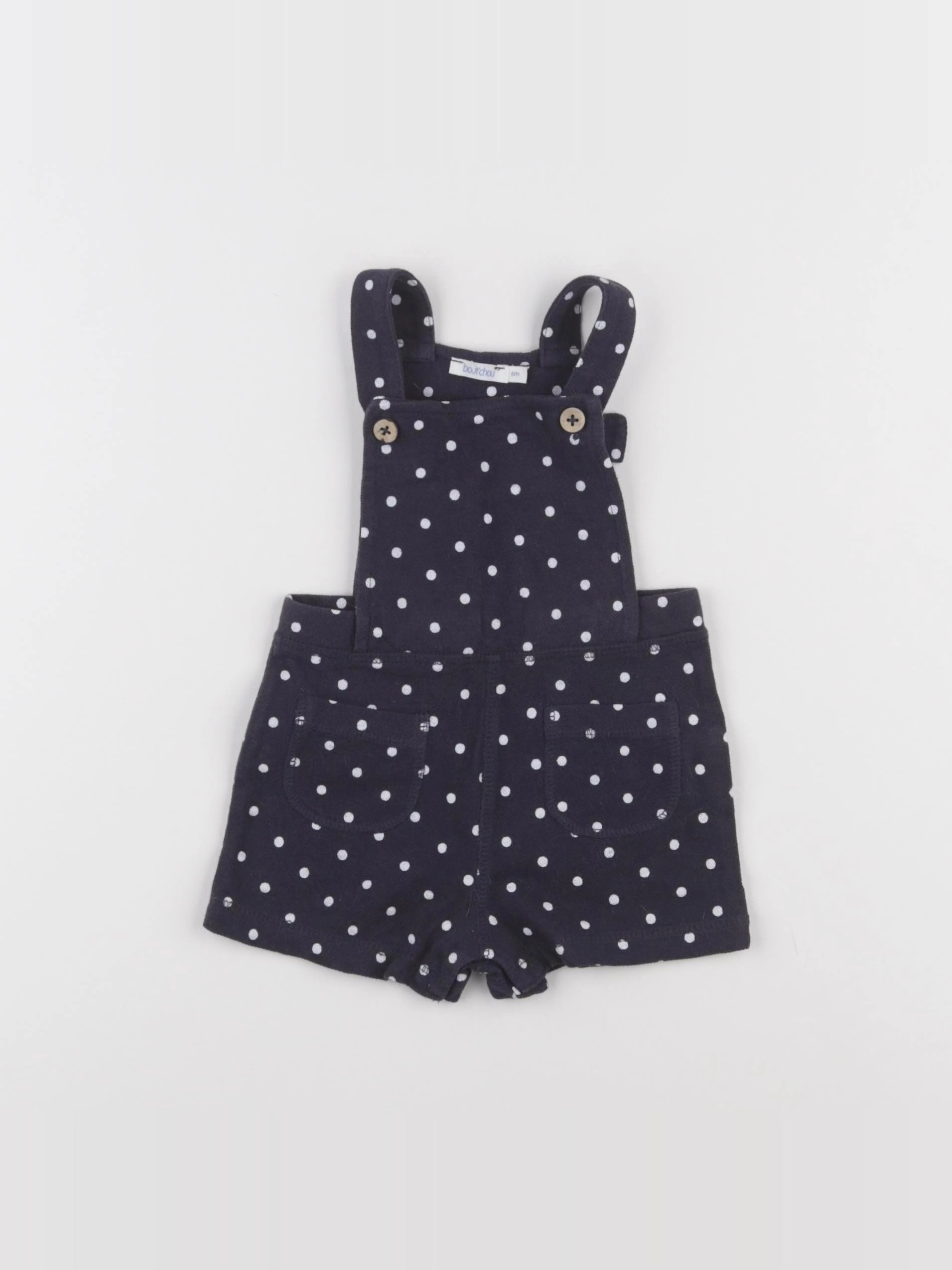 Boutchou - salopette bleu - 6 mois