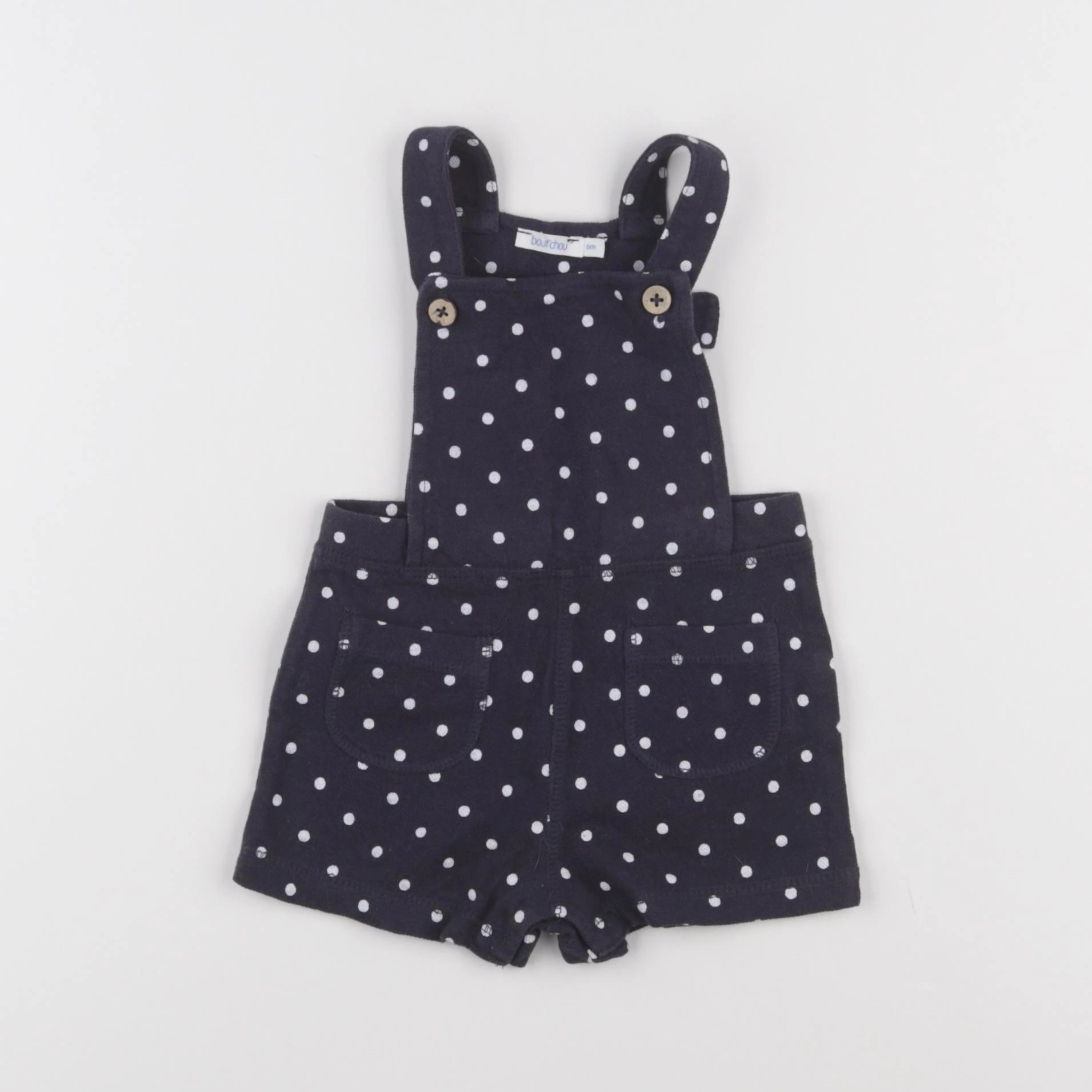 Boutchou - salopette bleu - 6 mois