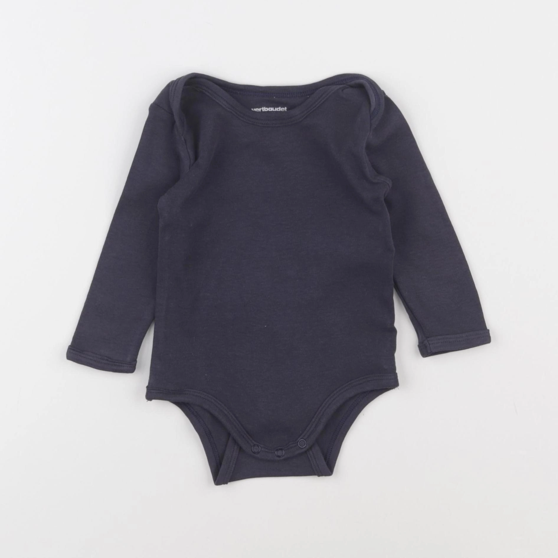 Vertbaudet - body bleu - 9 mois