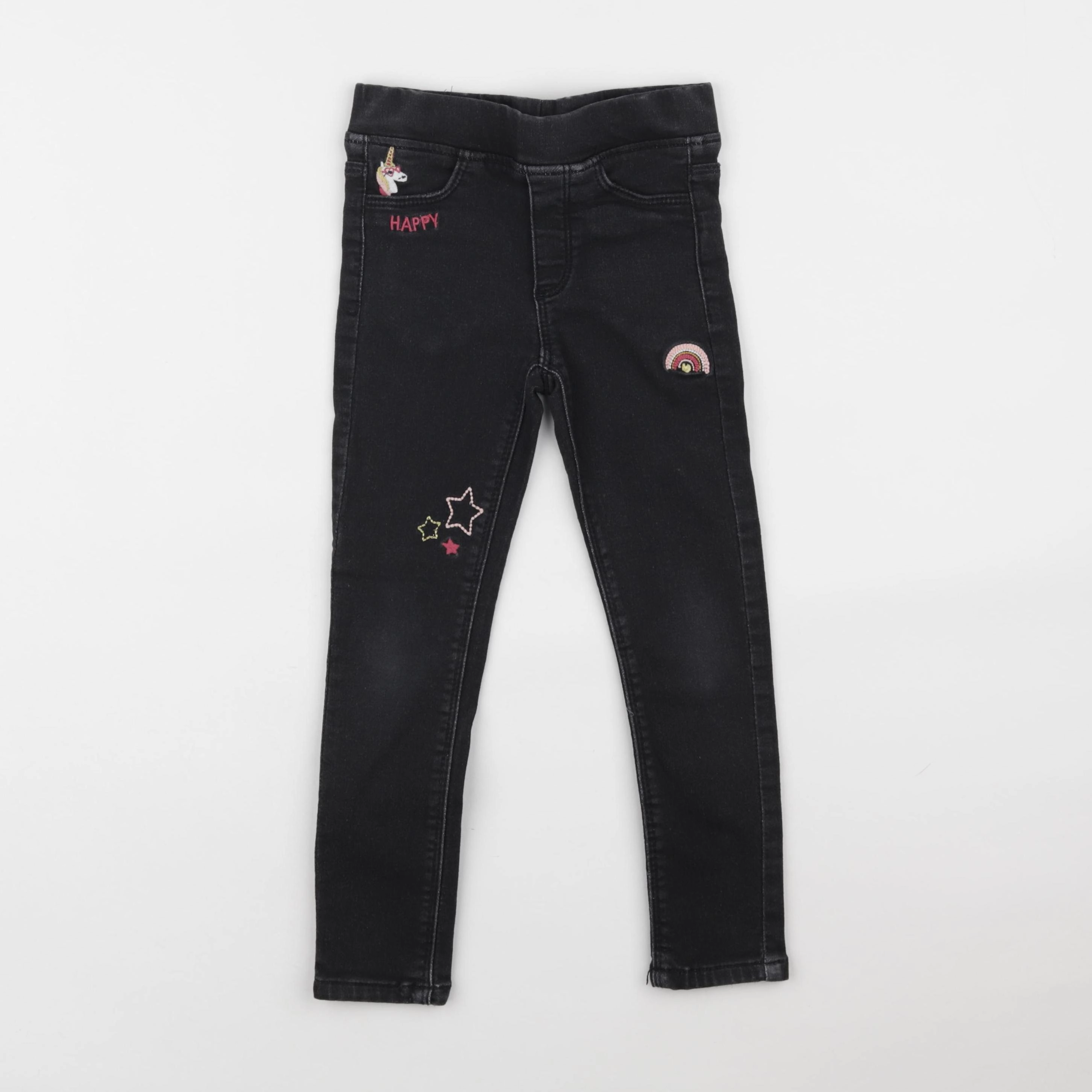 Vertbaudet - jegging gris - 5 ans