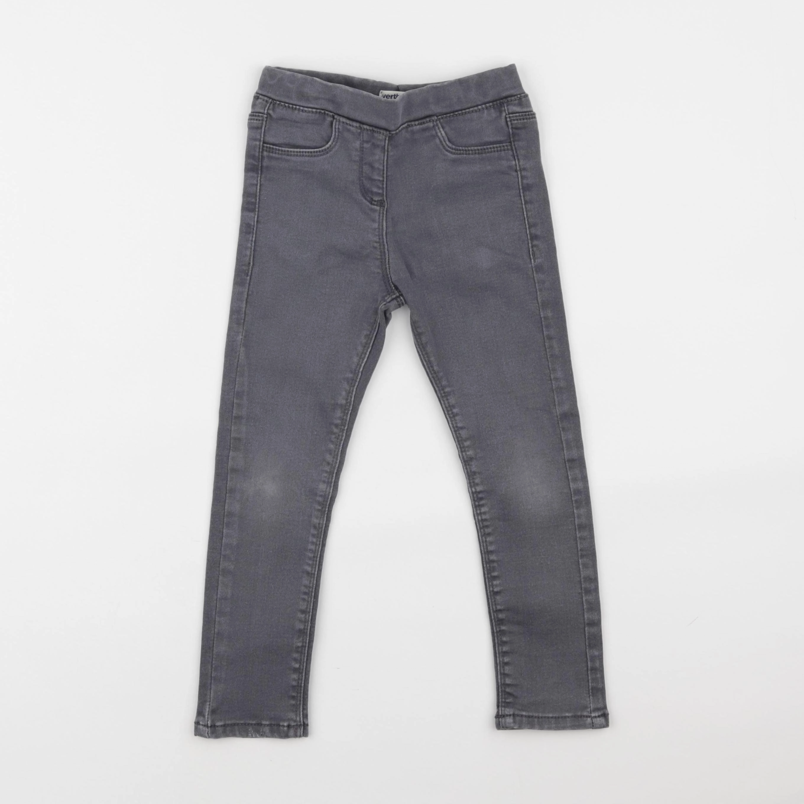 Vertbaudet - jegging gris - 5 ans