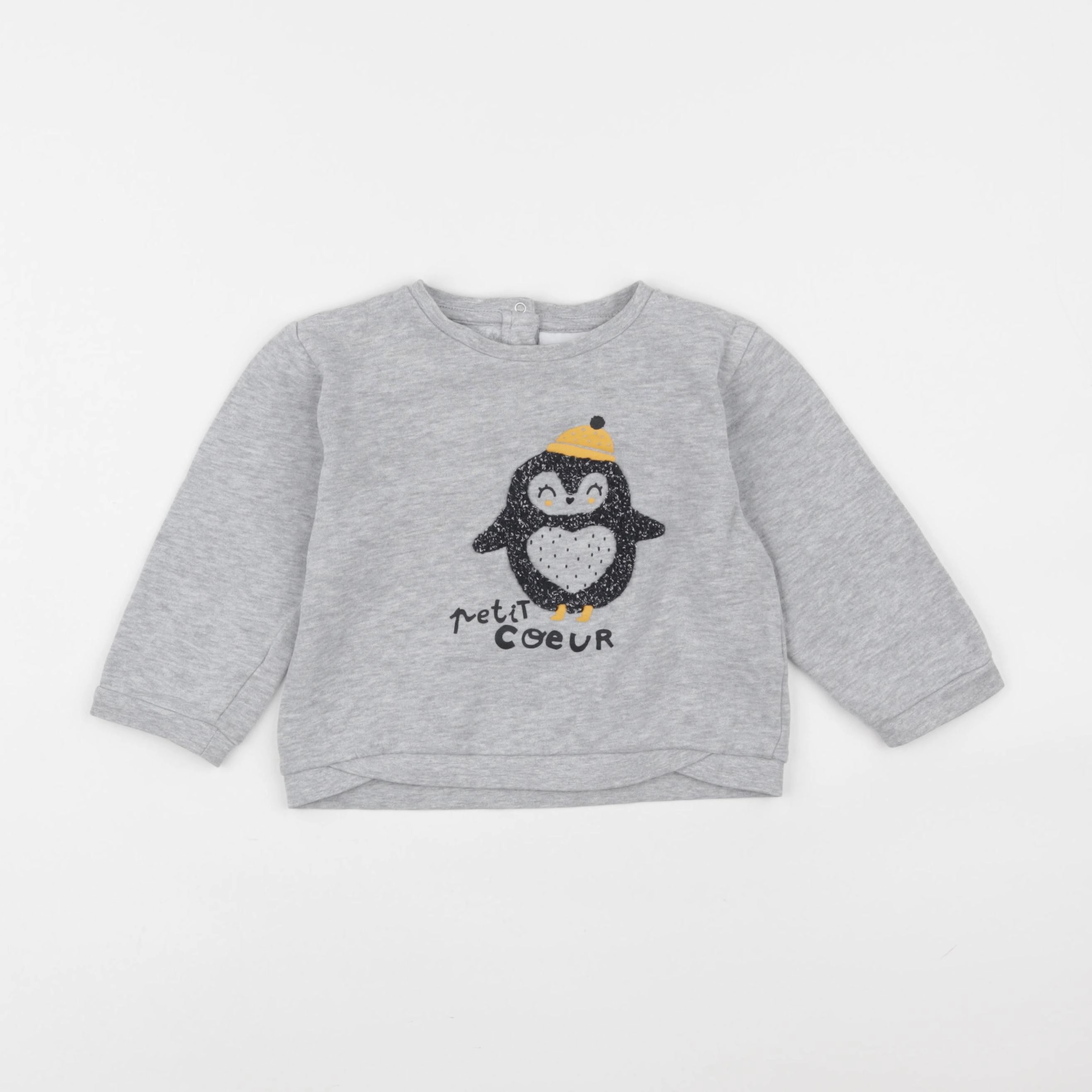 Vertbaudet - sweat gris - 3 ans
