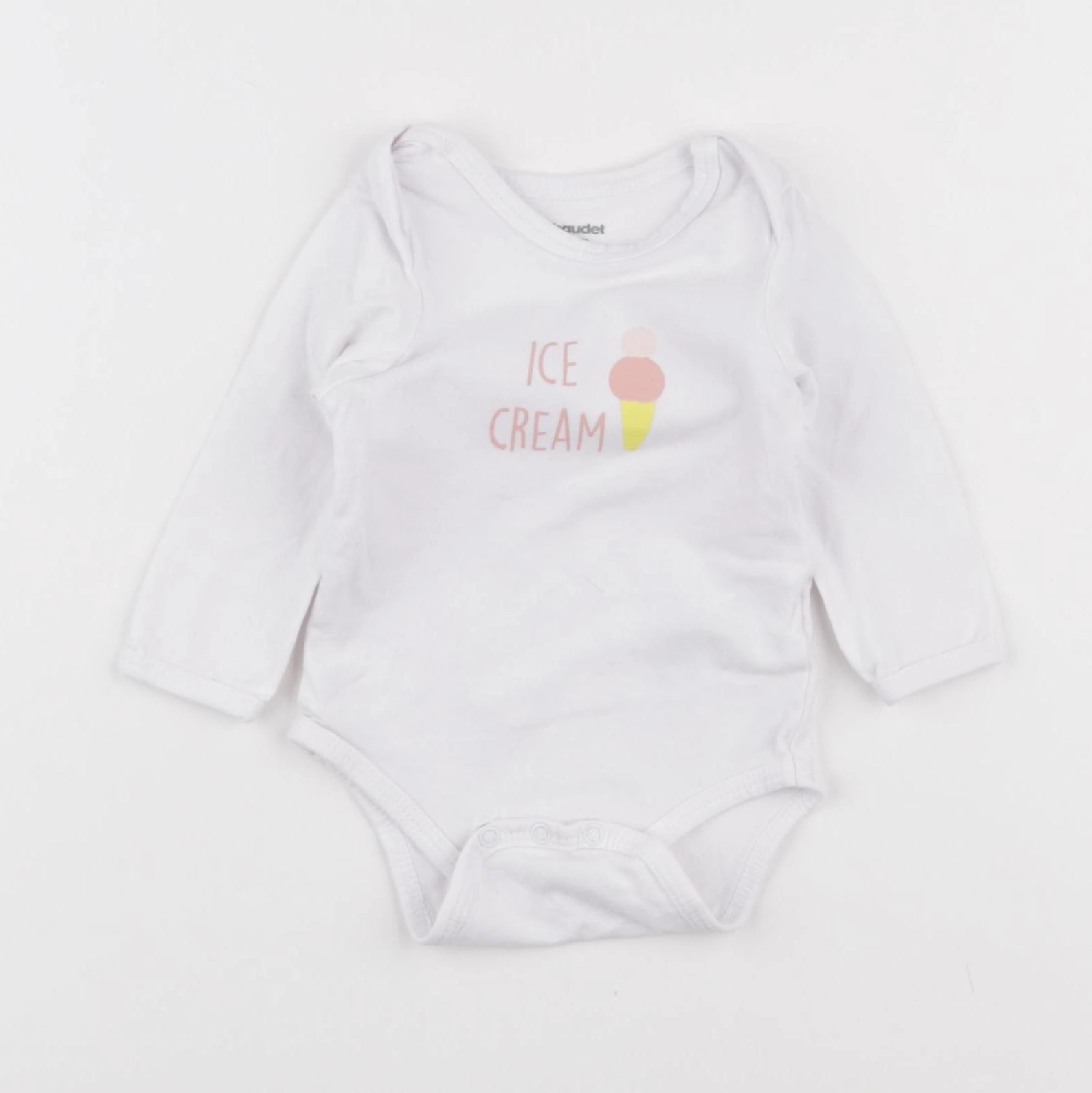 Vertbaudet - body blanc - 3 mois