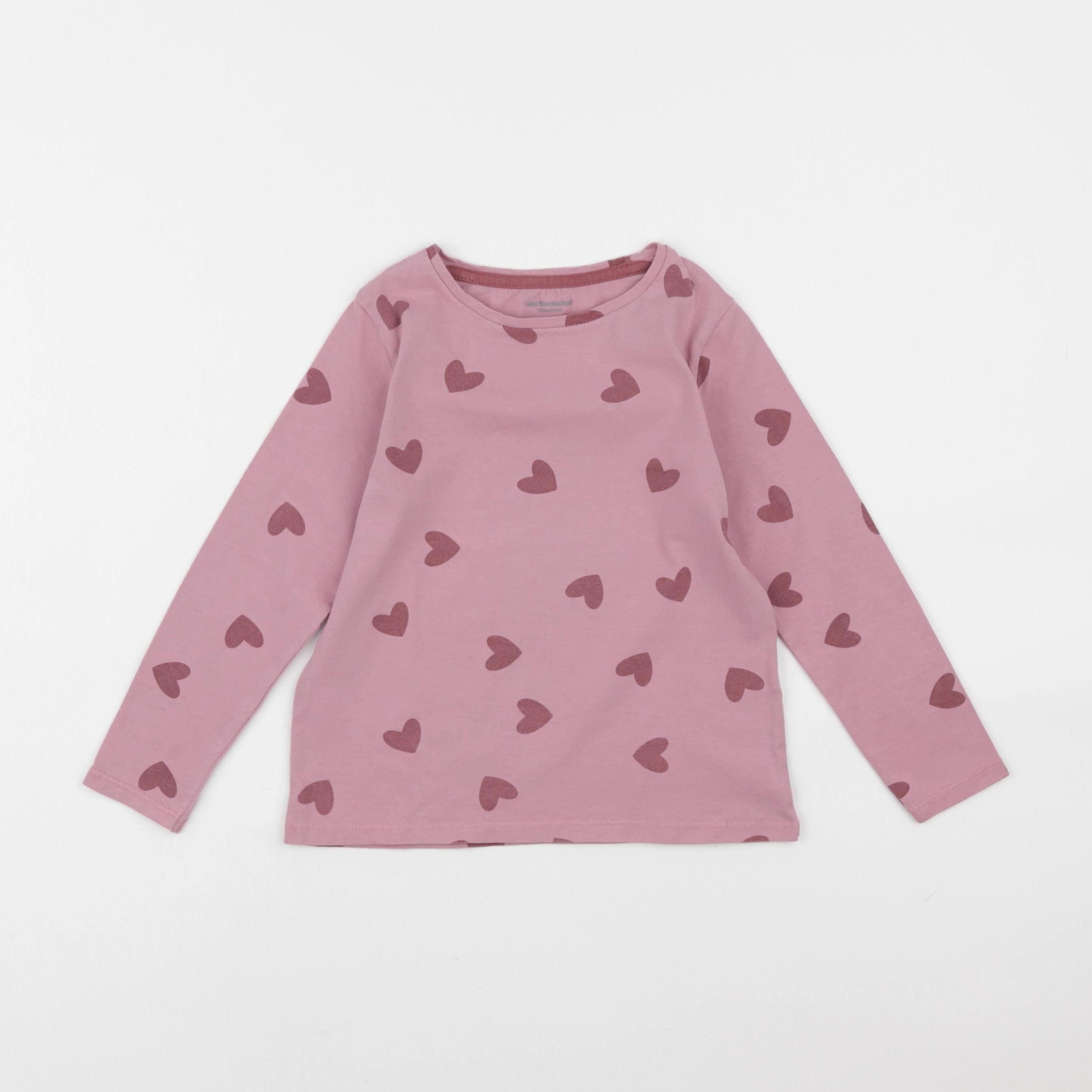 Vertbaudet - tee-shirt rose - 5 ans