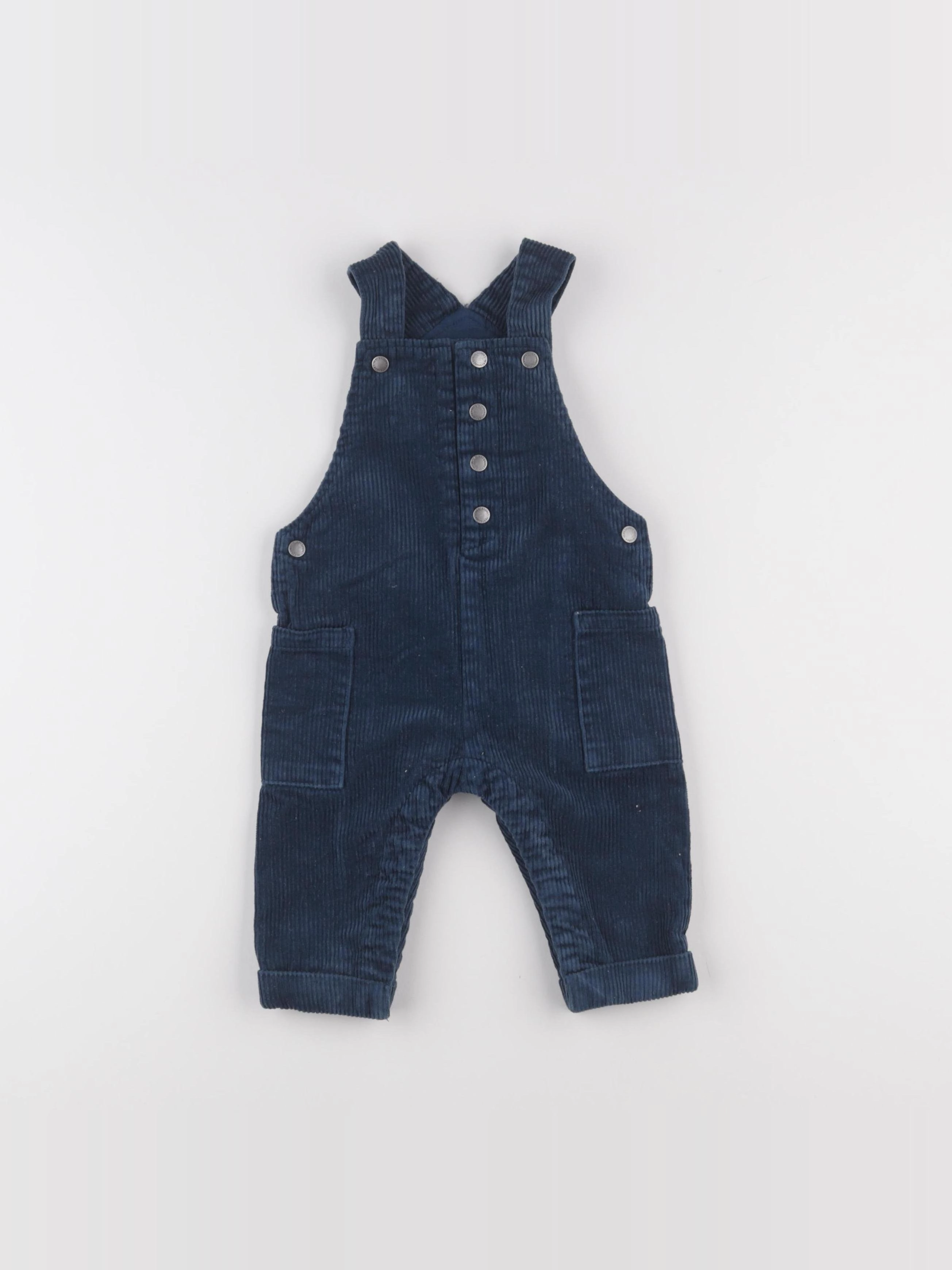 Vertbaudet - salopette bleu - 9 mois