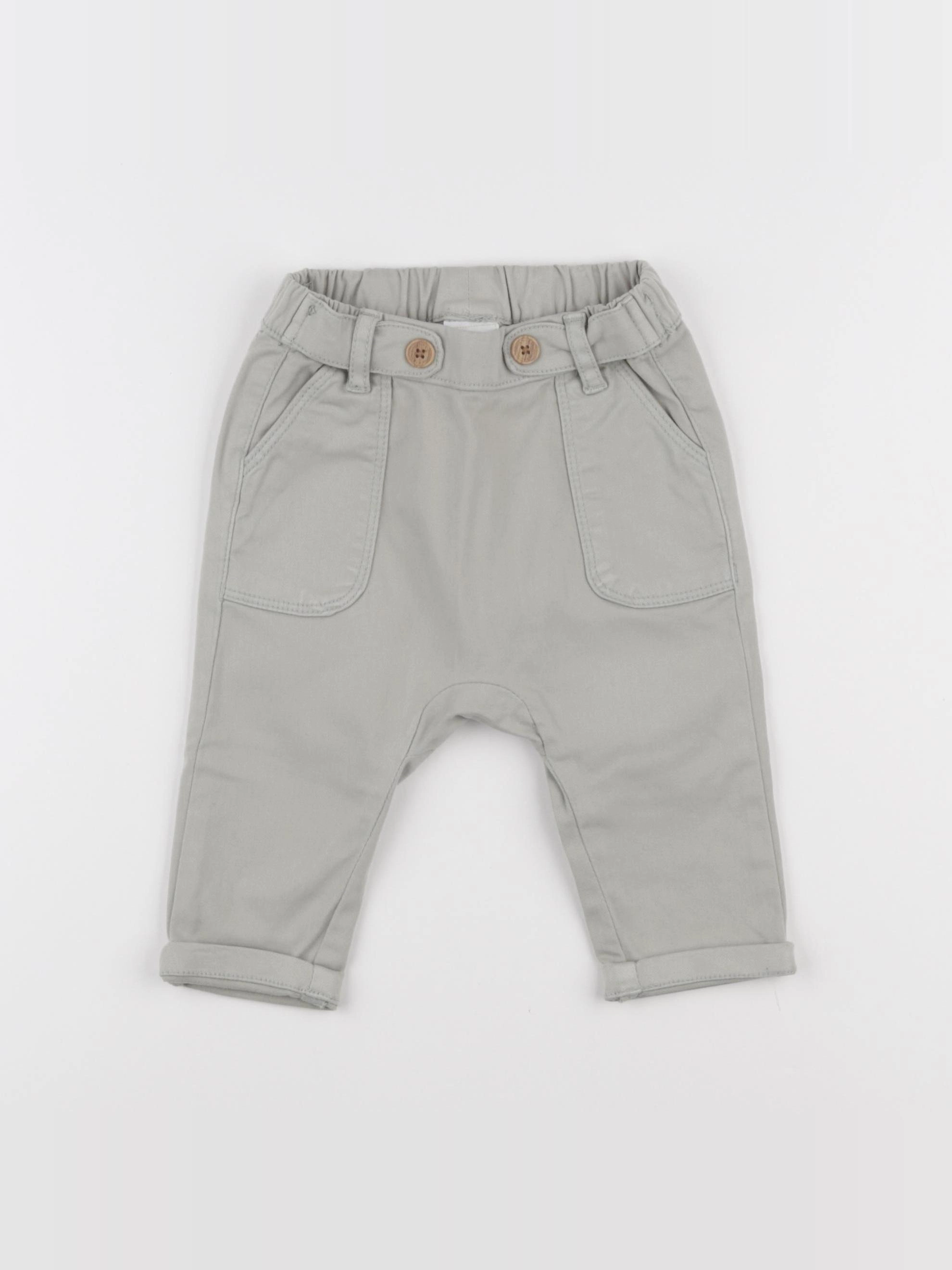 Tape à l'oeil - pantalon vert - 9 mois