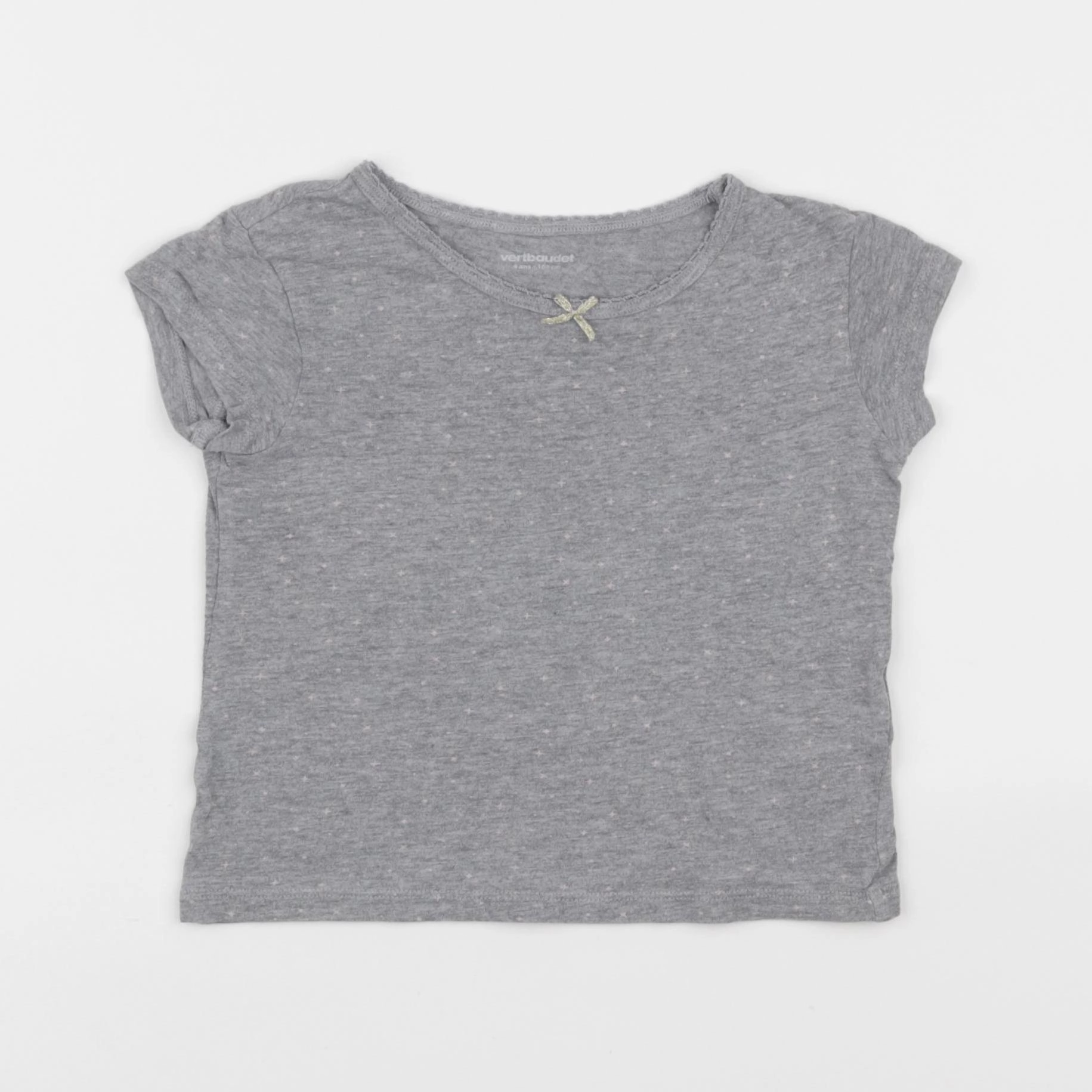 Vertbaudet - maillot de corps gris - 4 ans