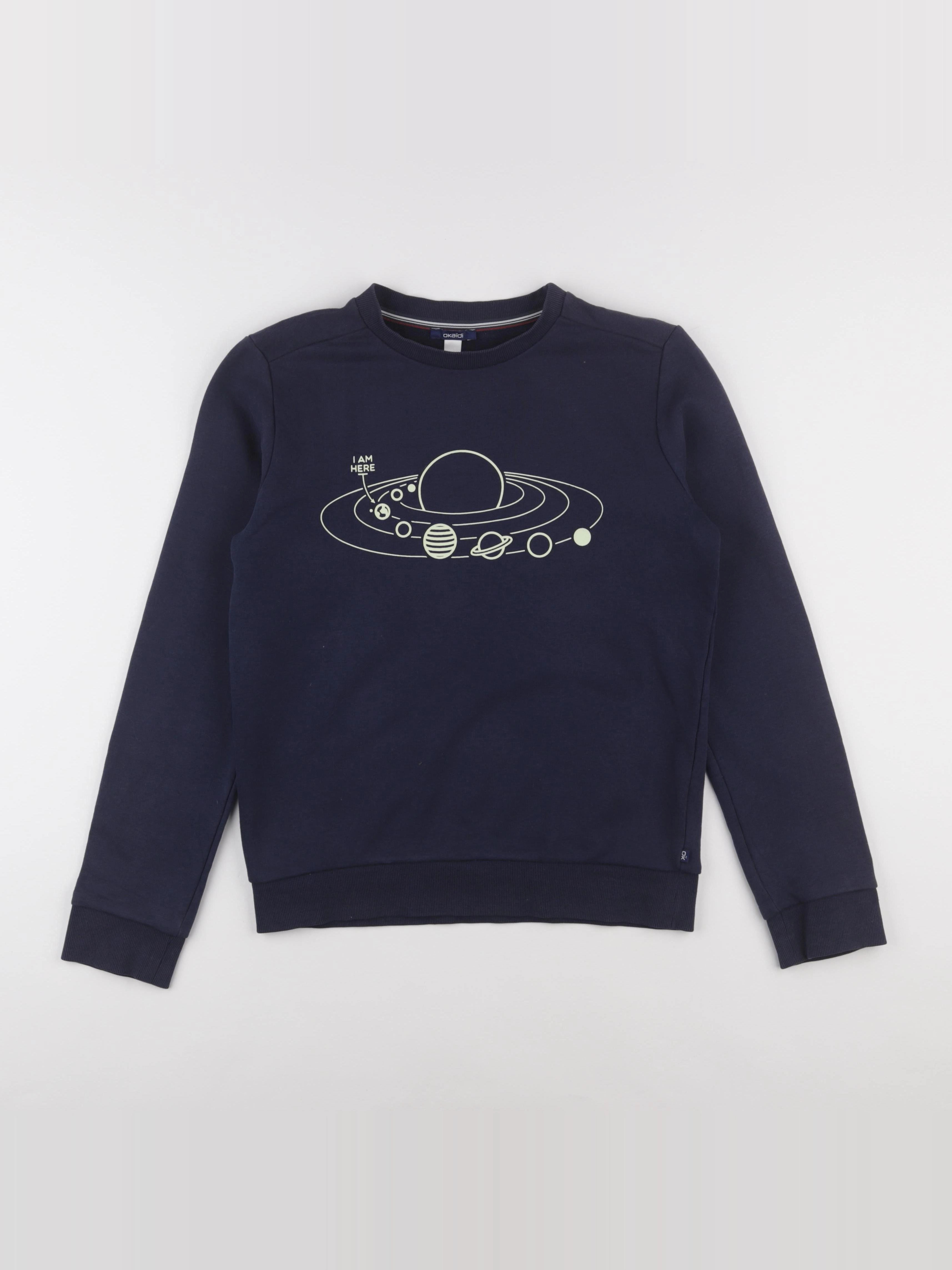 Okaidi - sweat bleu - 14 ans