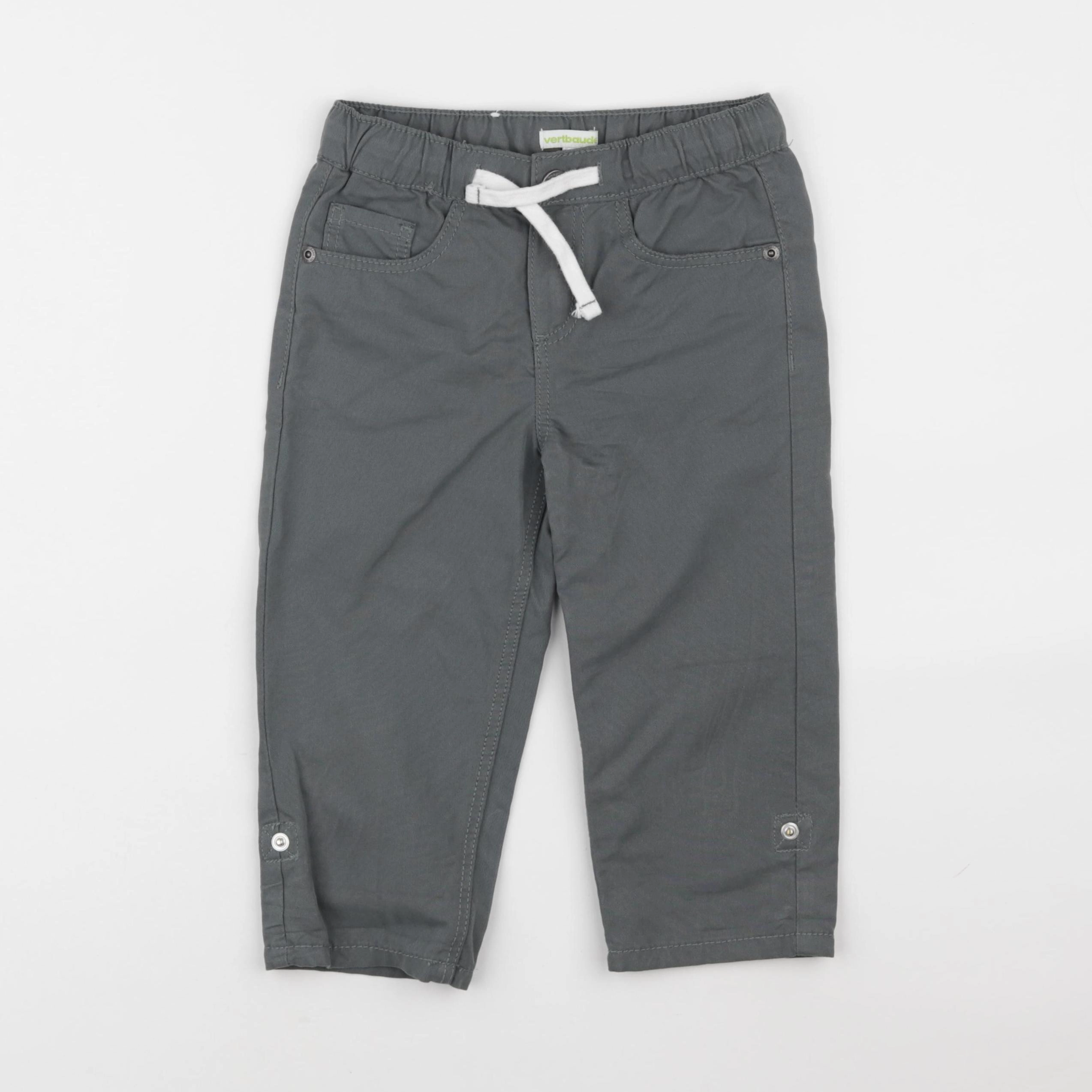 Vertbaudet - pantacourt gris - 5 ans