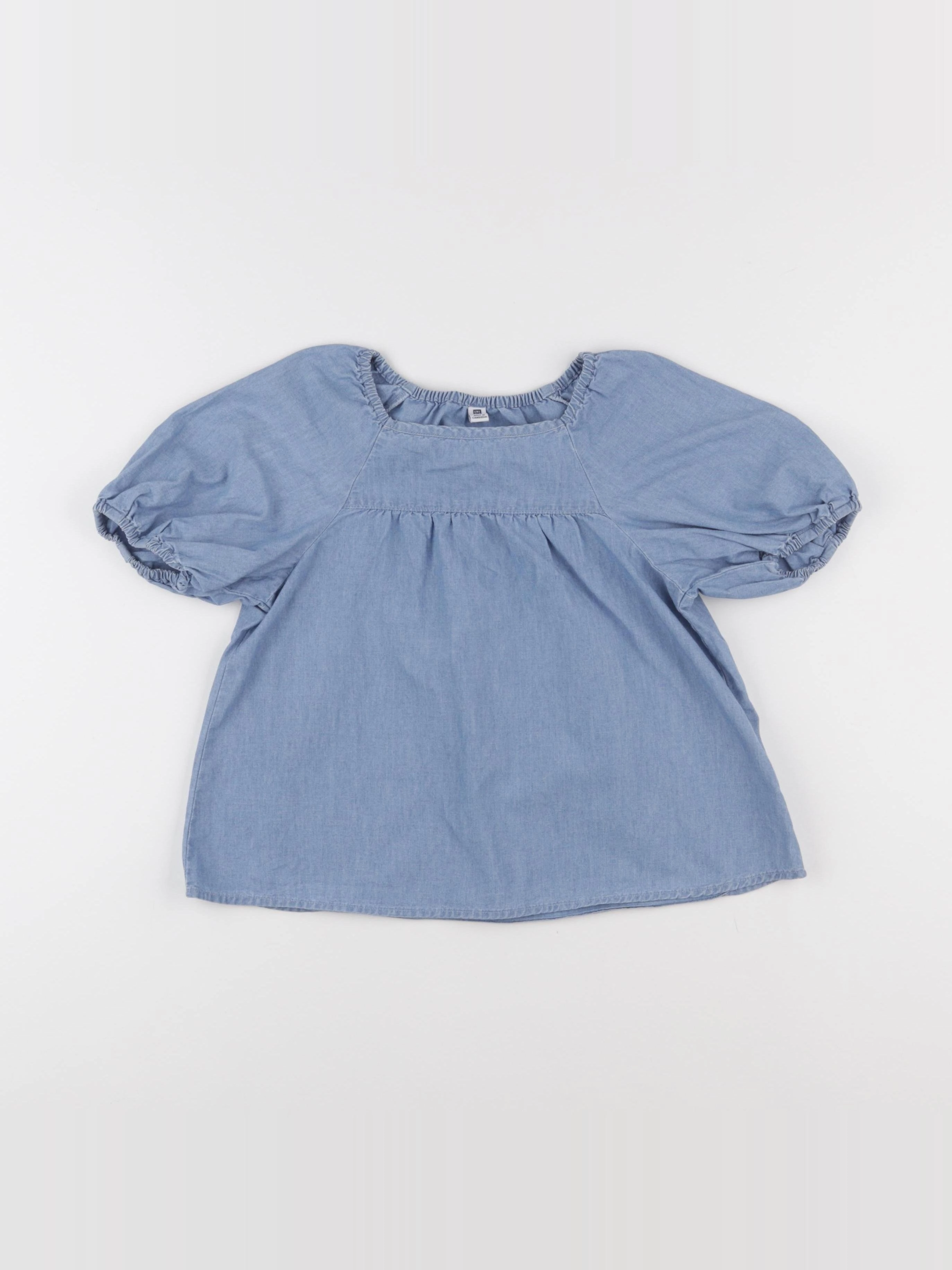 Uniqlo - blouse bleu - 5/6 ans