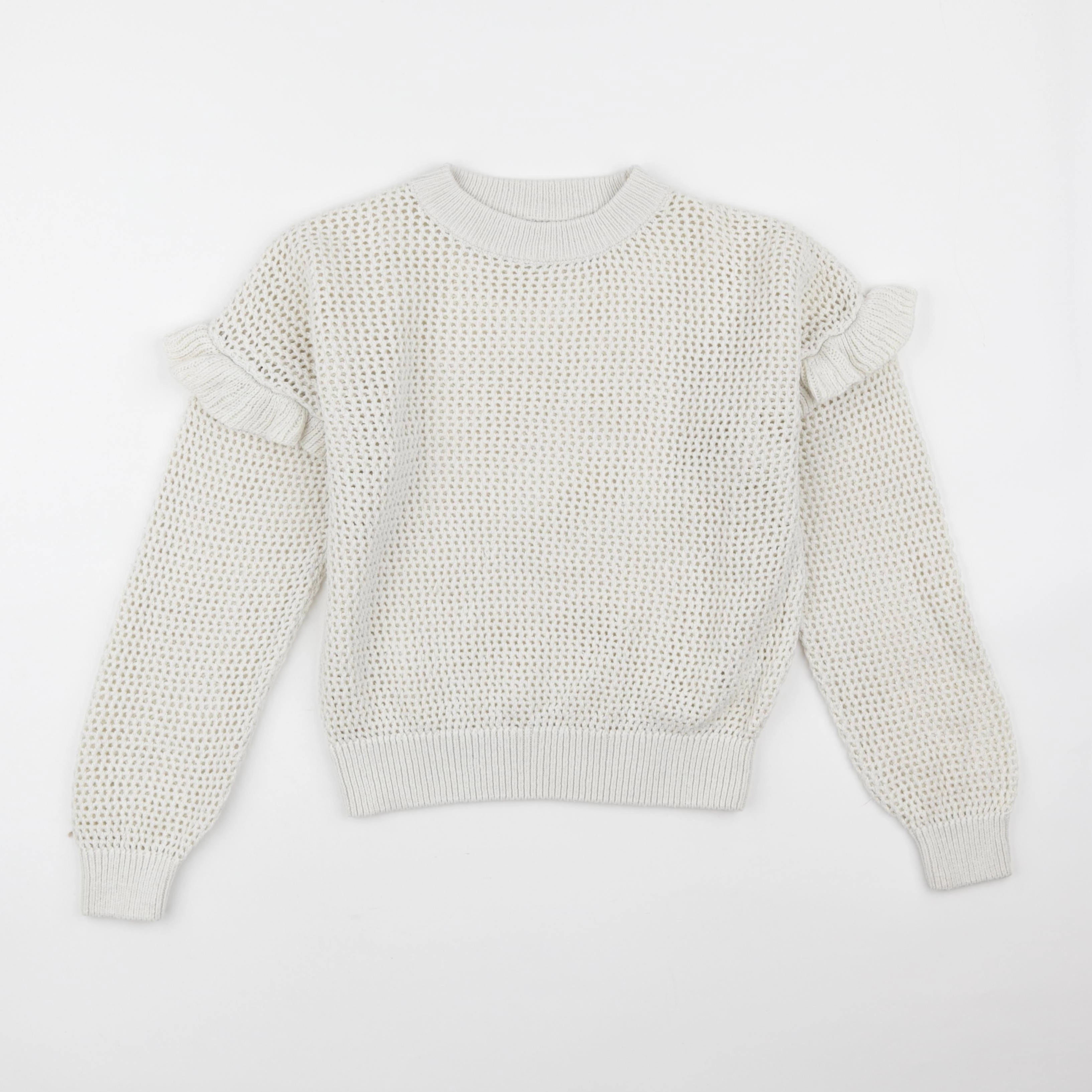 Vertbaudet - pull beige - 10 ans